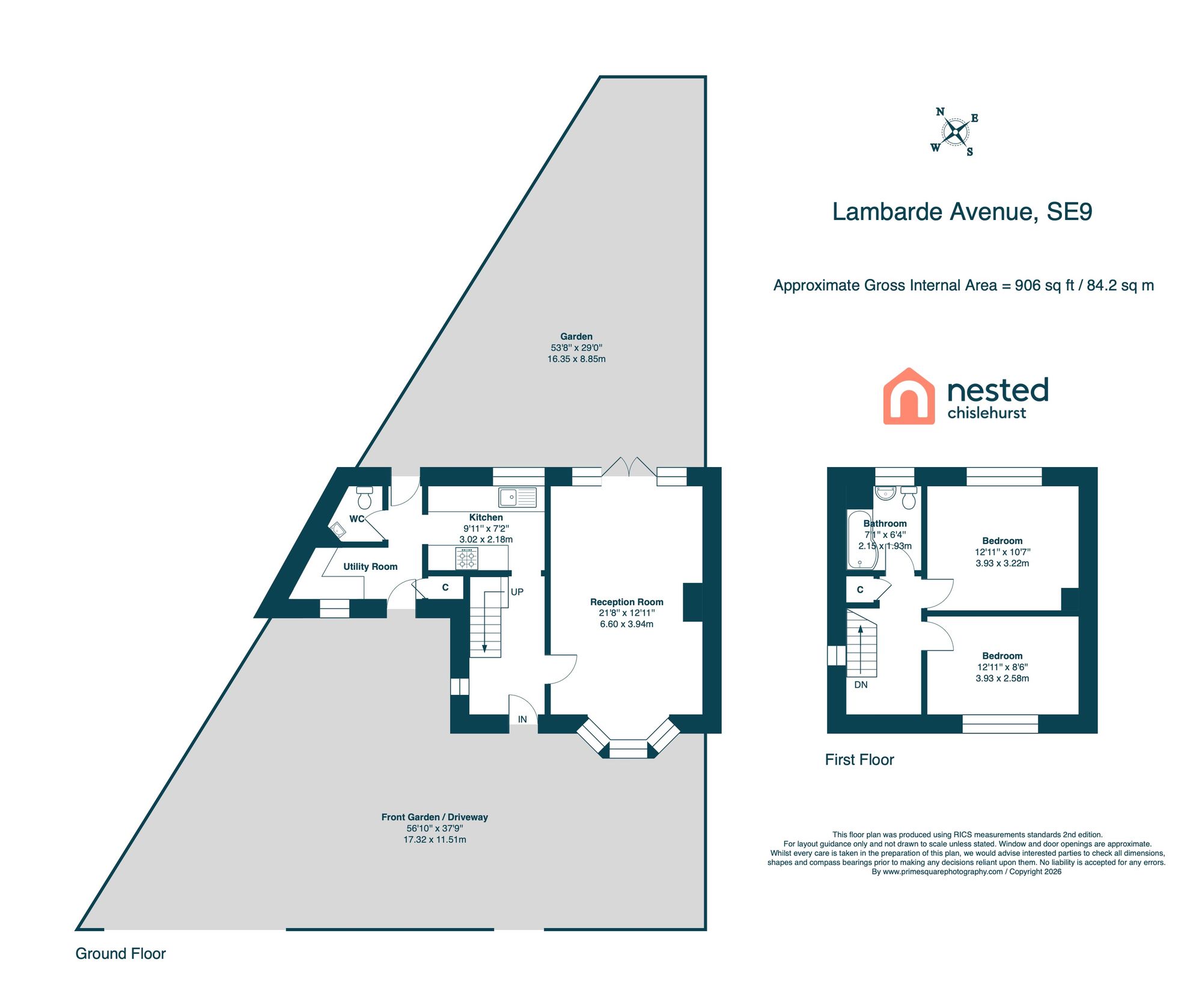4 Lambarde Avenue, London floorplan