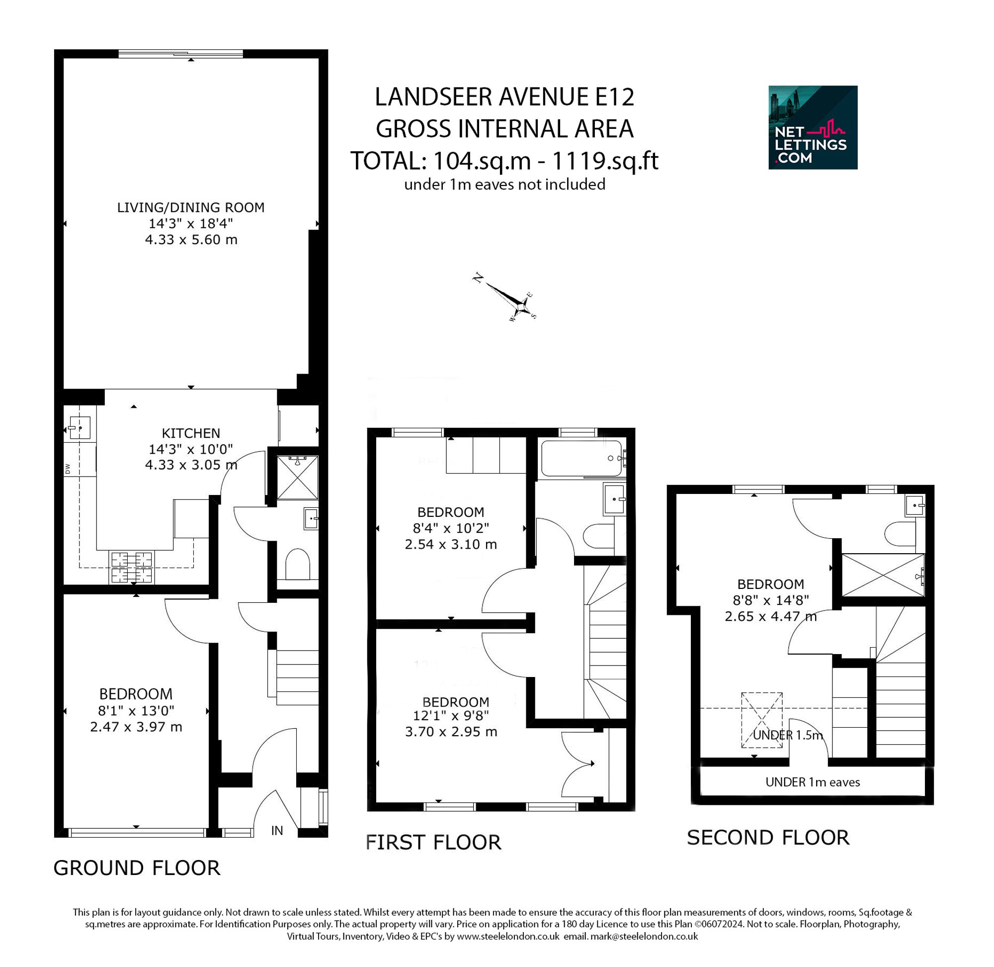 104 Landseer Avenue, London floorplan