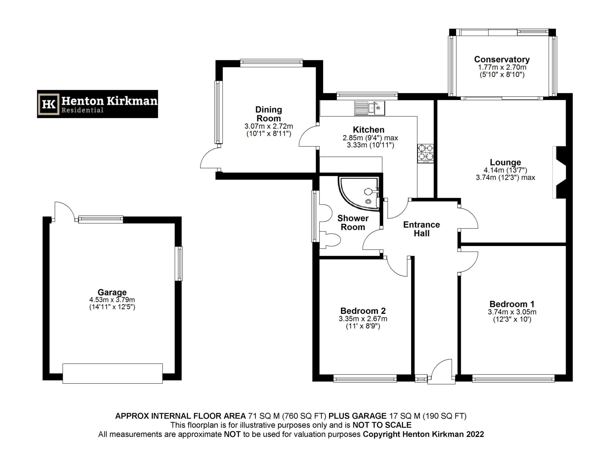 12, Carsey Close, Billericay floorplan
