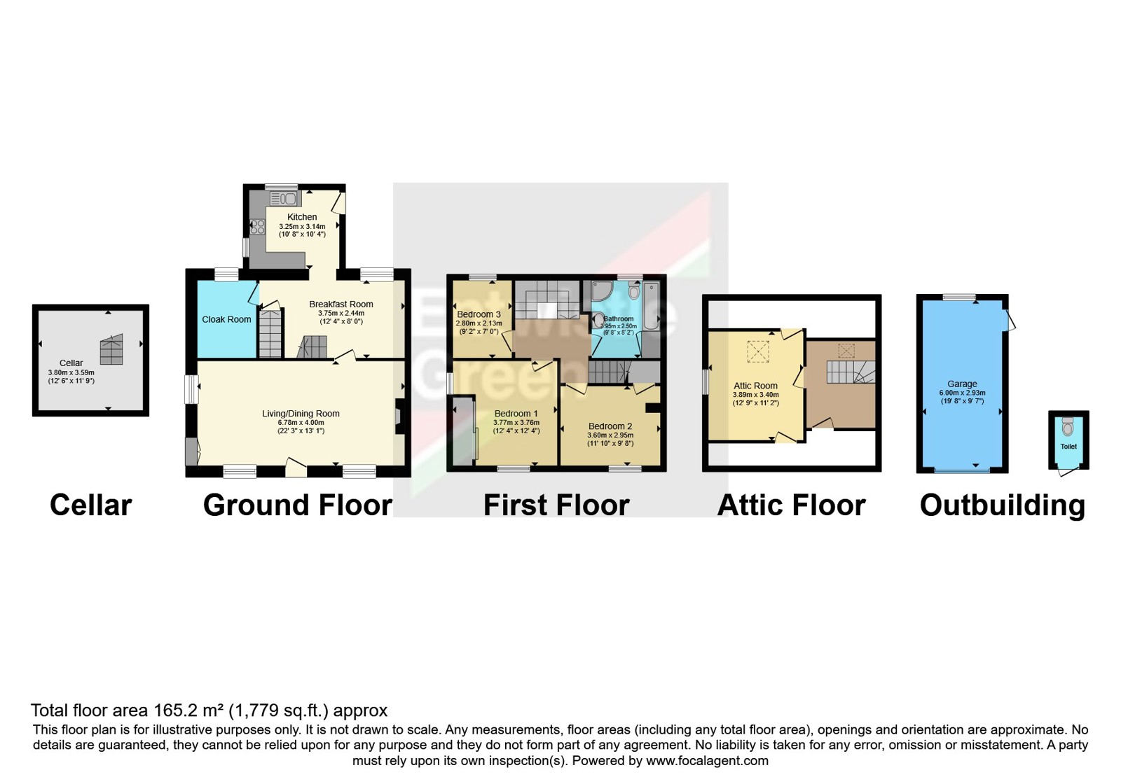 1, Town End, Carnforth floorplan