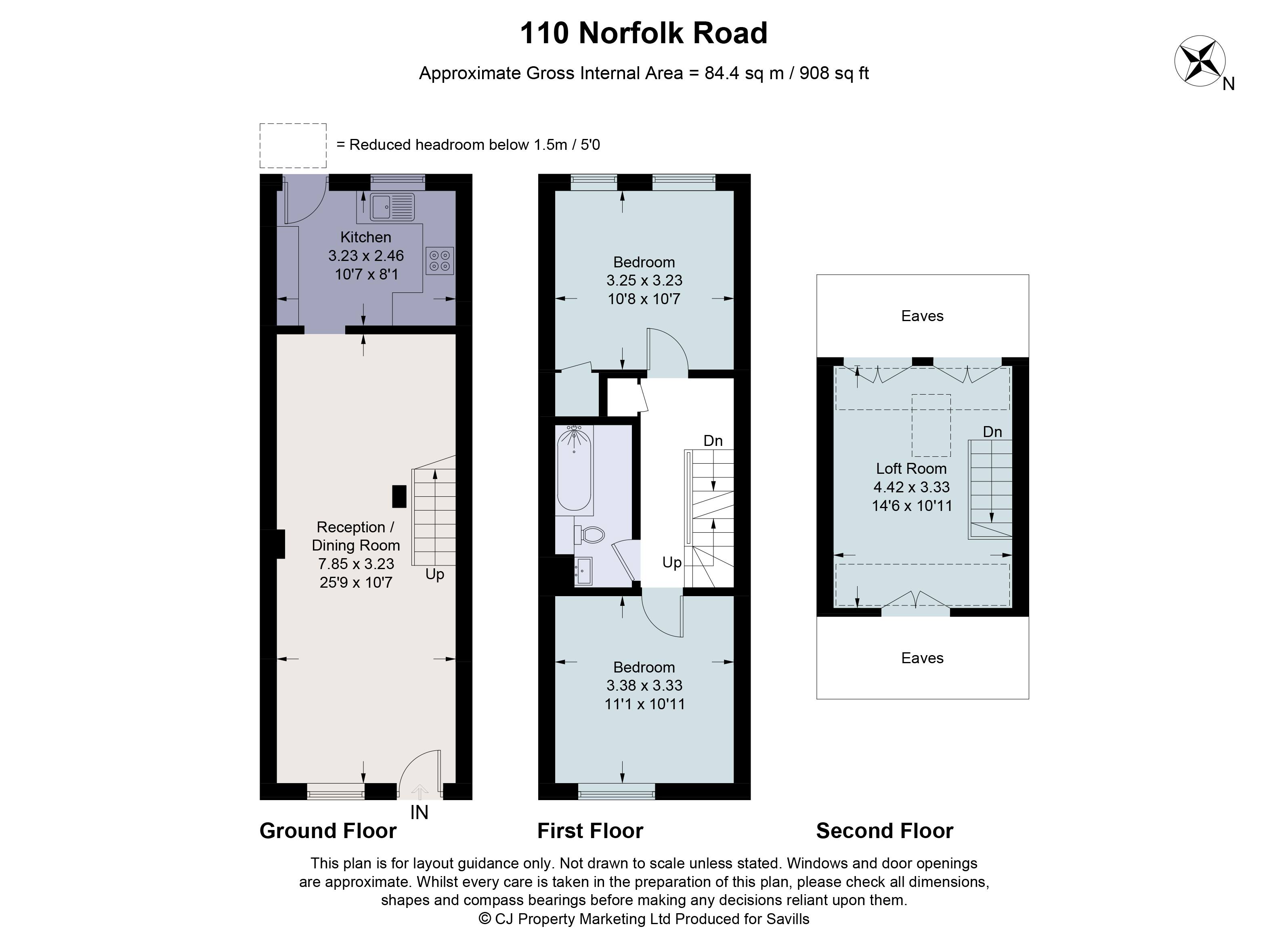 110, Norfolk Road, Hertfordshire floorplan