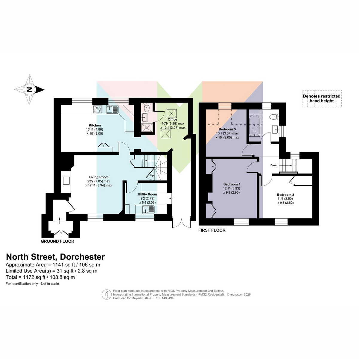 13, North Street, Dorchester floorplan