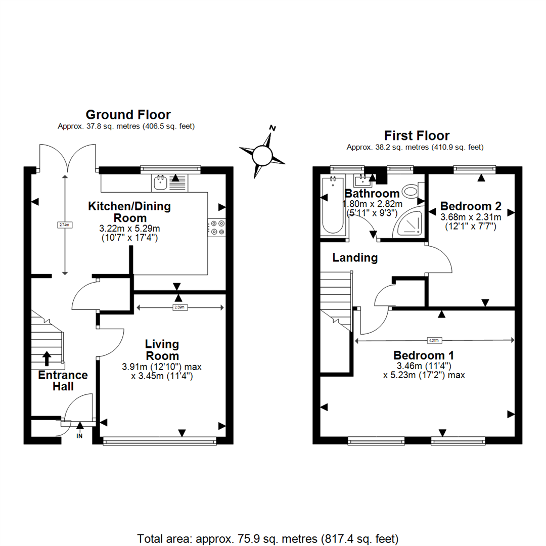 143, Parklands, Coopersale floorplan