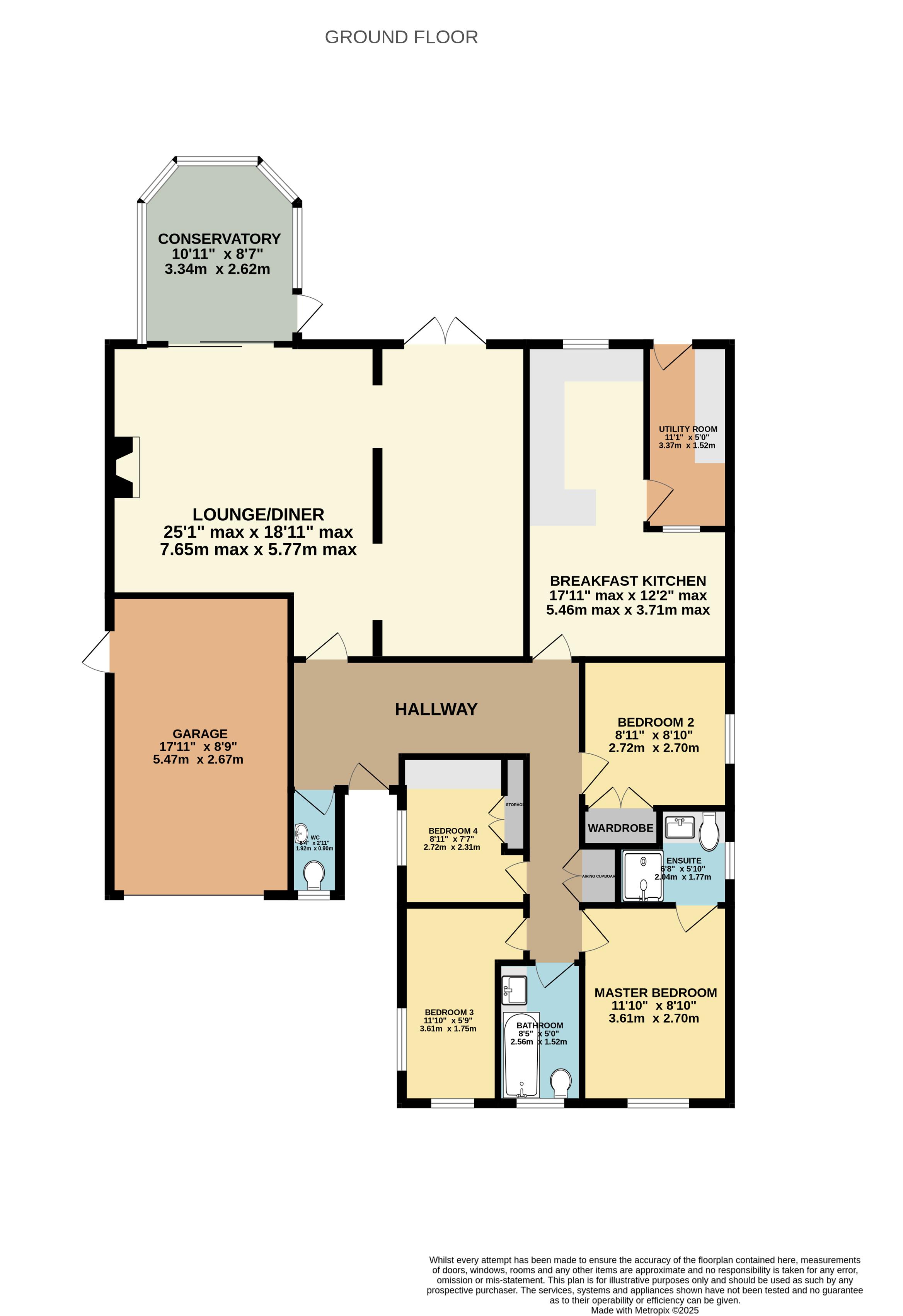3, Dycote Lane, Lincoln floorplan