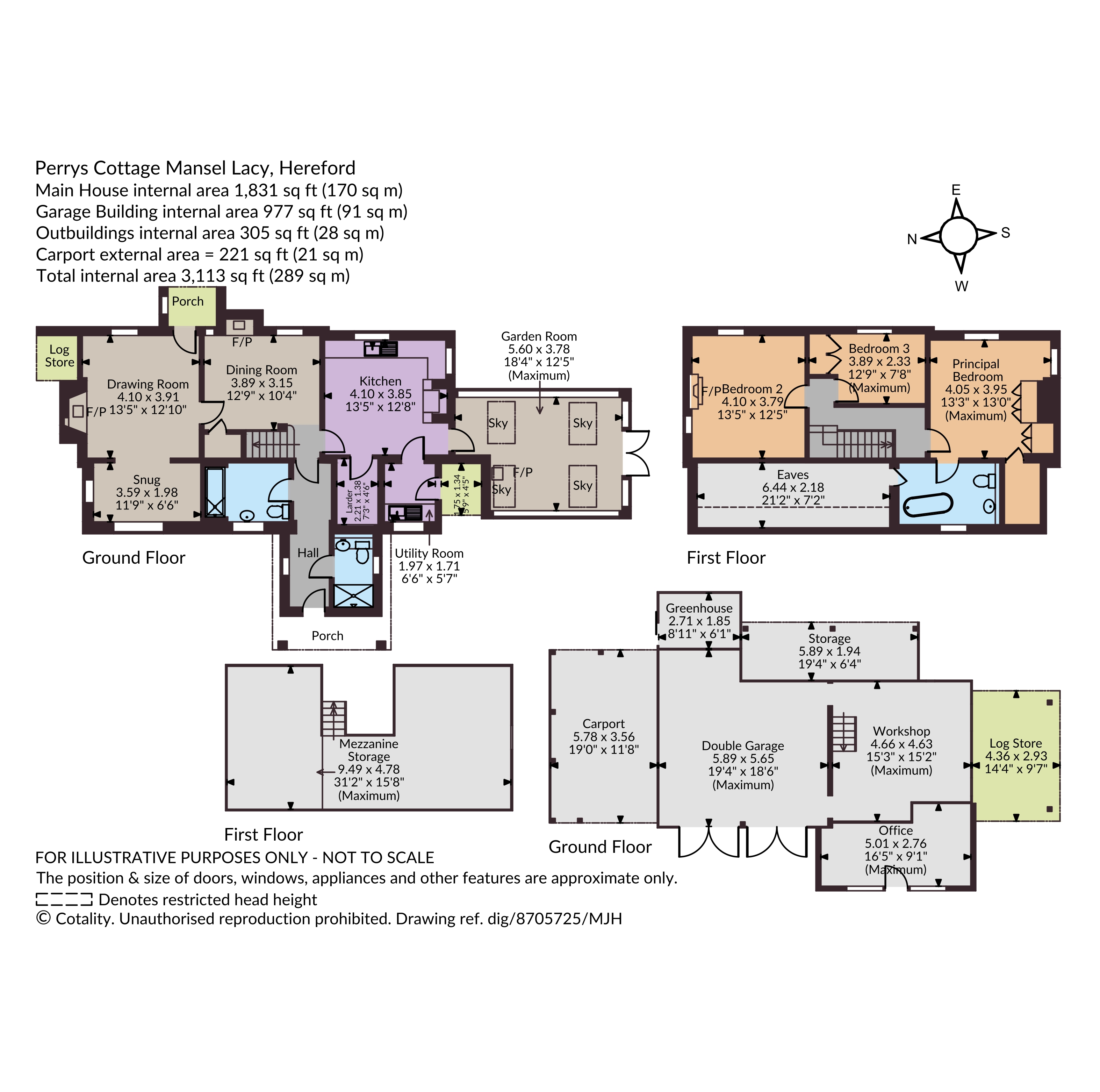 Perry's Cottage,, Mansel Lacy, Hereford floorplan