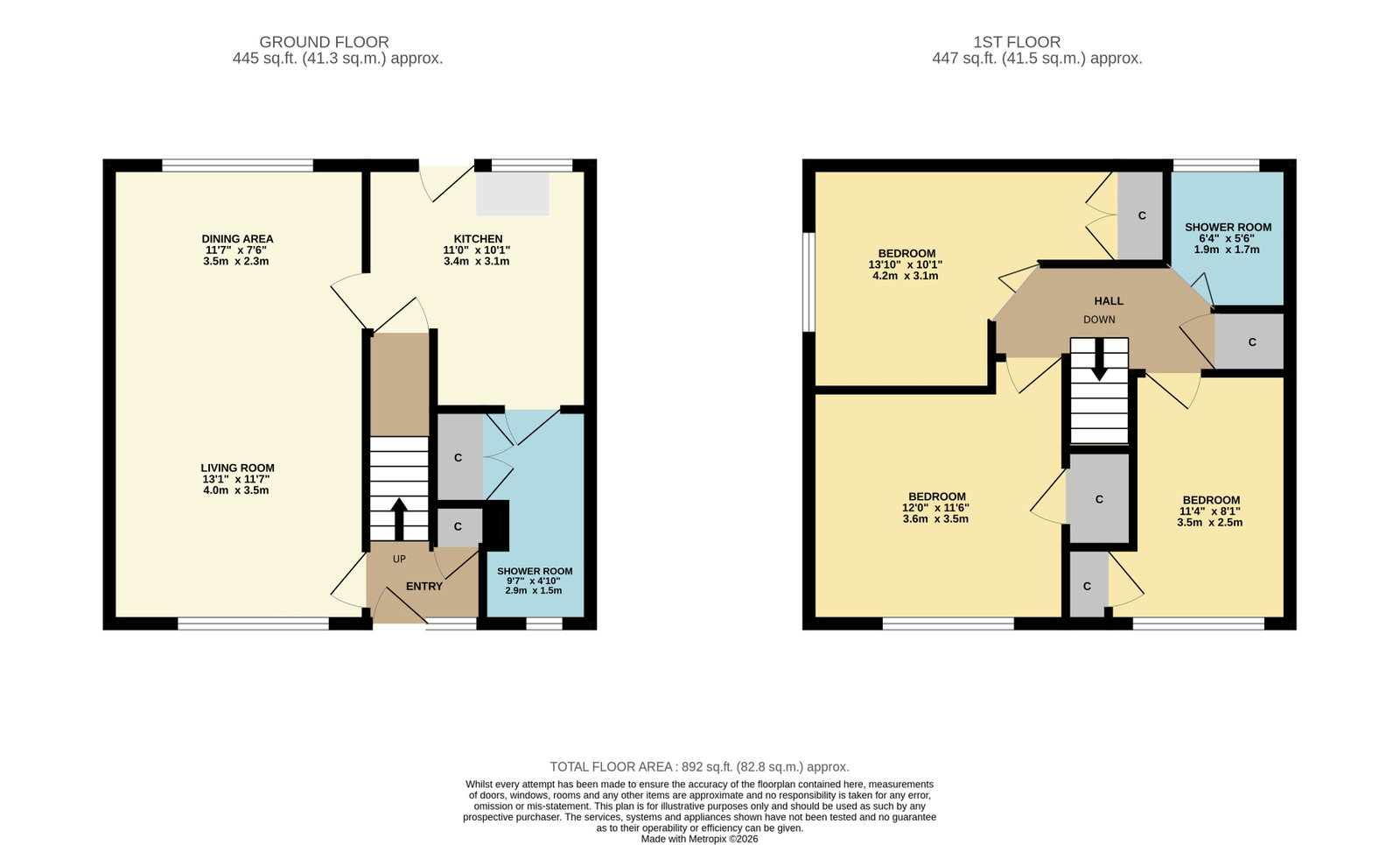 Spittal Street, Stirling floorplan