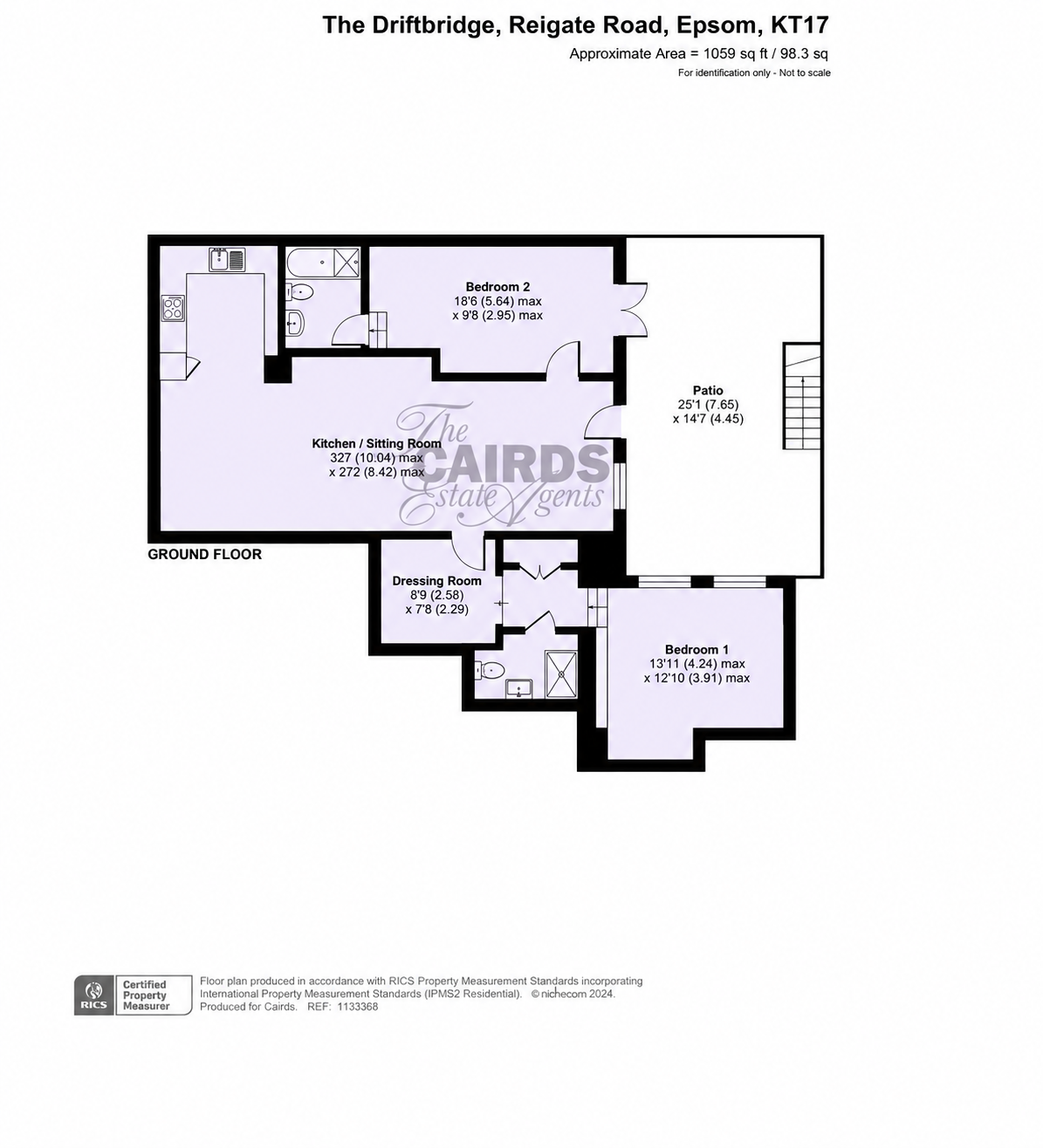 Reigate Road, Surrey floorplan