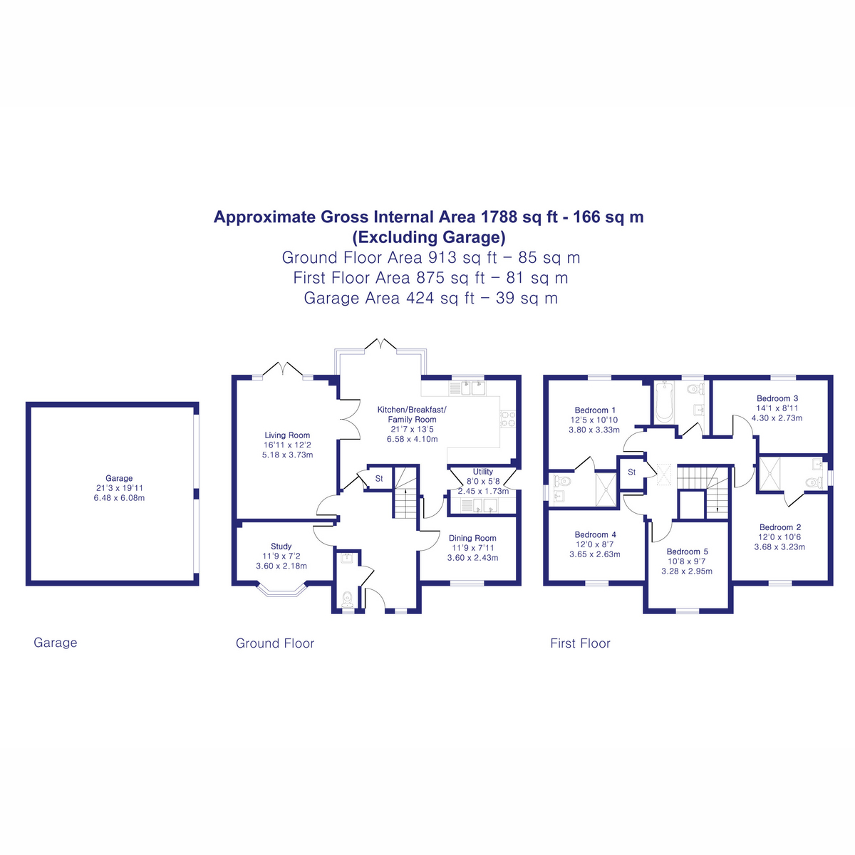 6, Sedgefield, Bicester floorplan