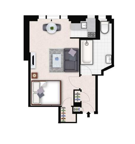 Apartment, 68, 39 Hill Street, London, London floorplan