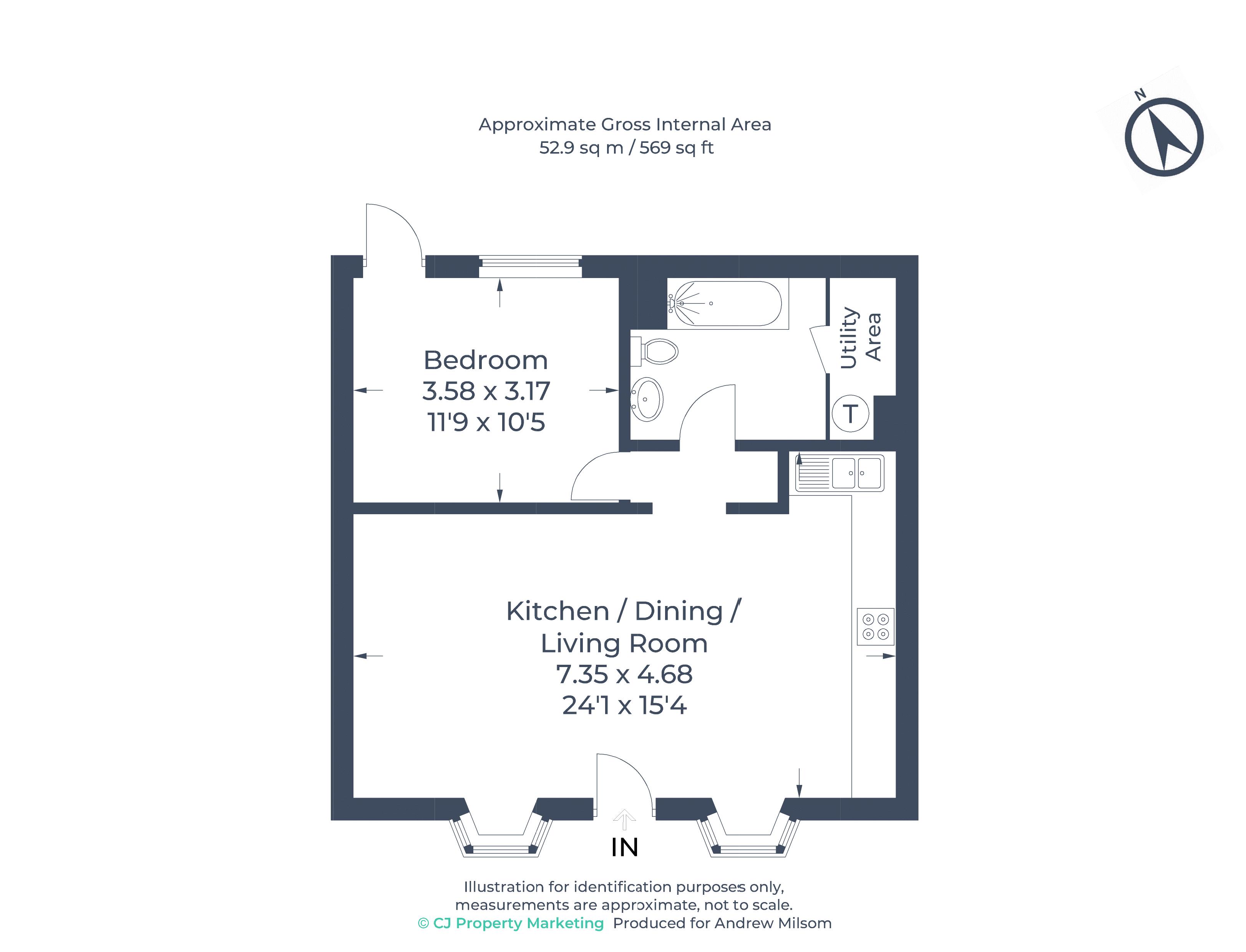 Old Wool Shop, Magnum House, Lane End floorplan