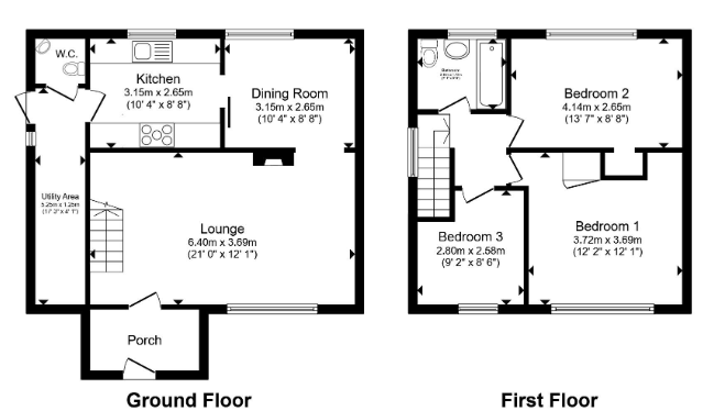 33, Holmwood Drive,, Leicester floorplan
