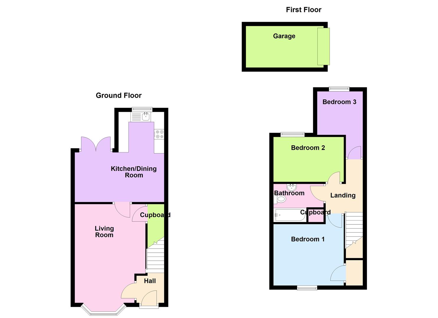 3 Rutland Cottages, Main Street, Peterborough floorplan