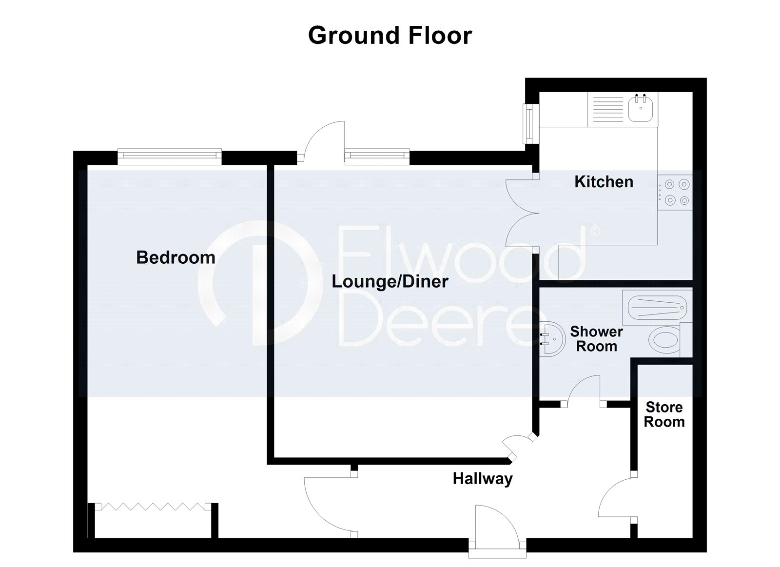 16, Stoneleigh Court, Porthcawl floorplan