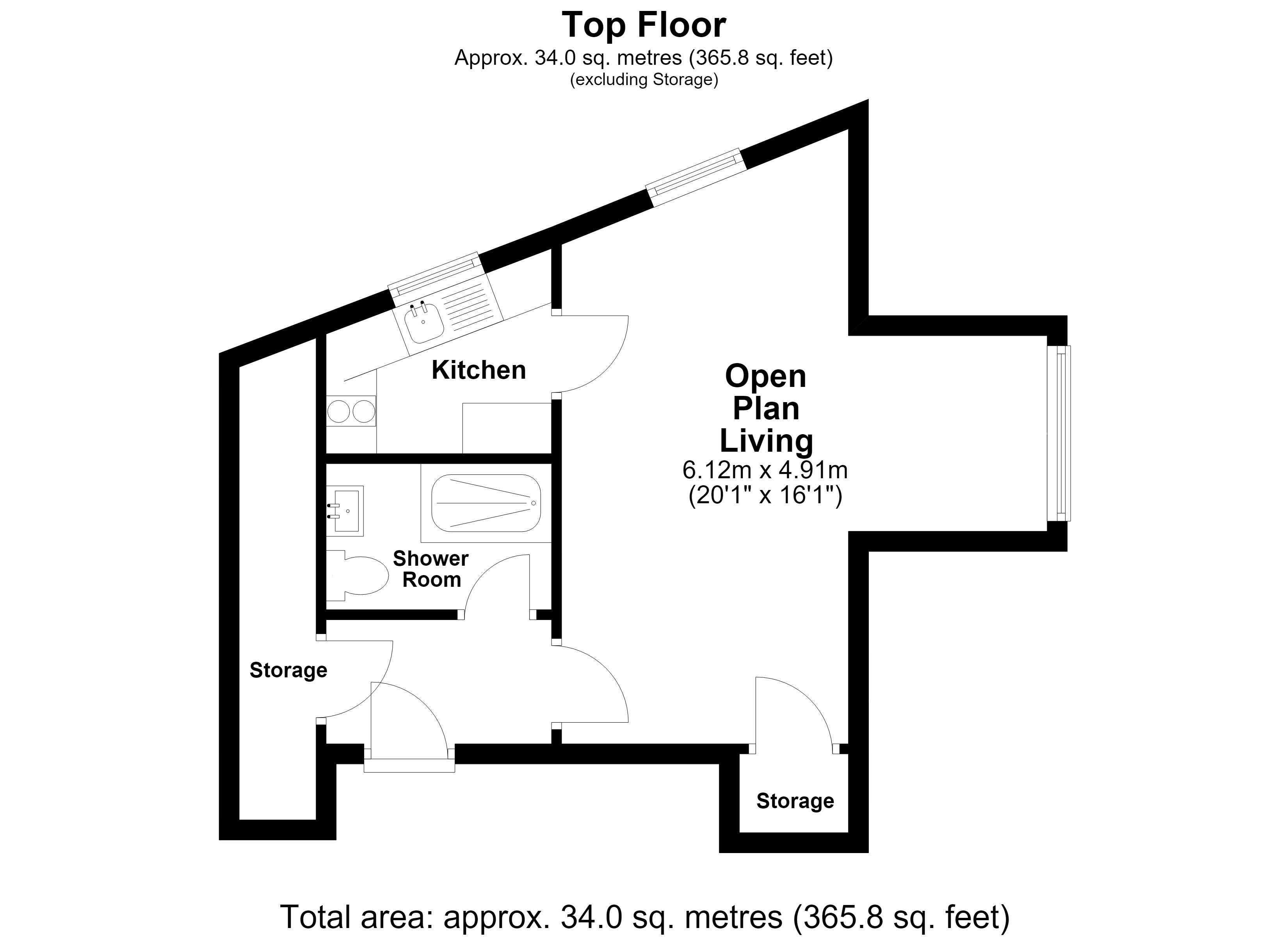 Flat 3, 13, Linden Road, Bognor Regis floorplan