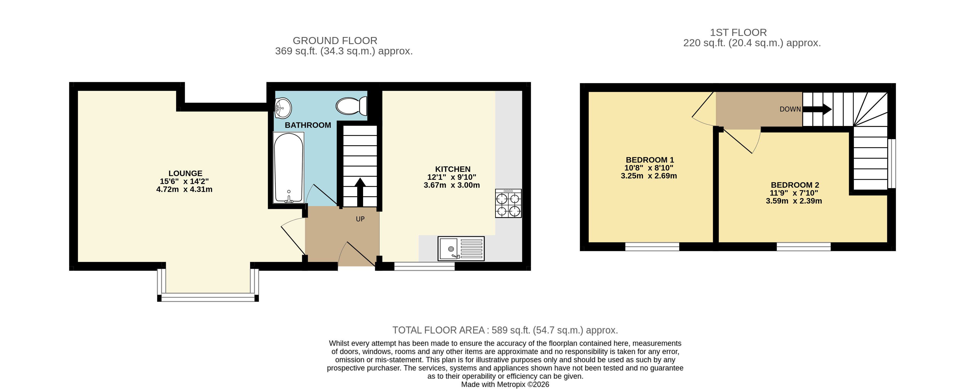 156, Tiverton Street, Cleethorpes floorplan