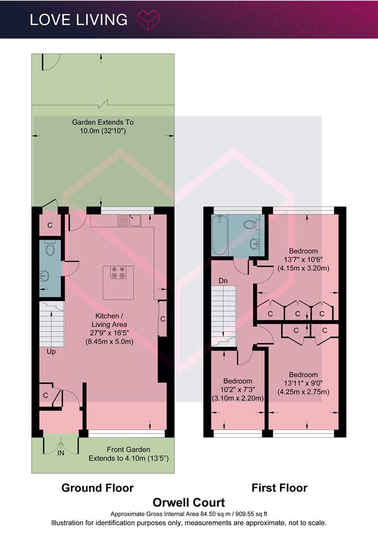 Pownall Road, London floorplan