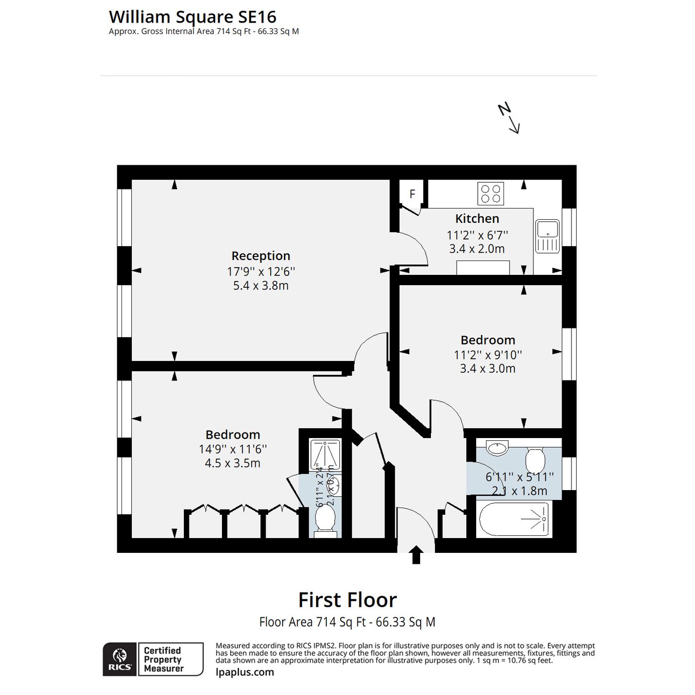 4, William Square, Rotherhithe floorplan