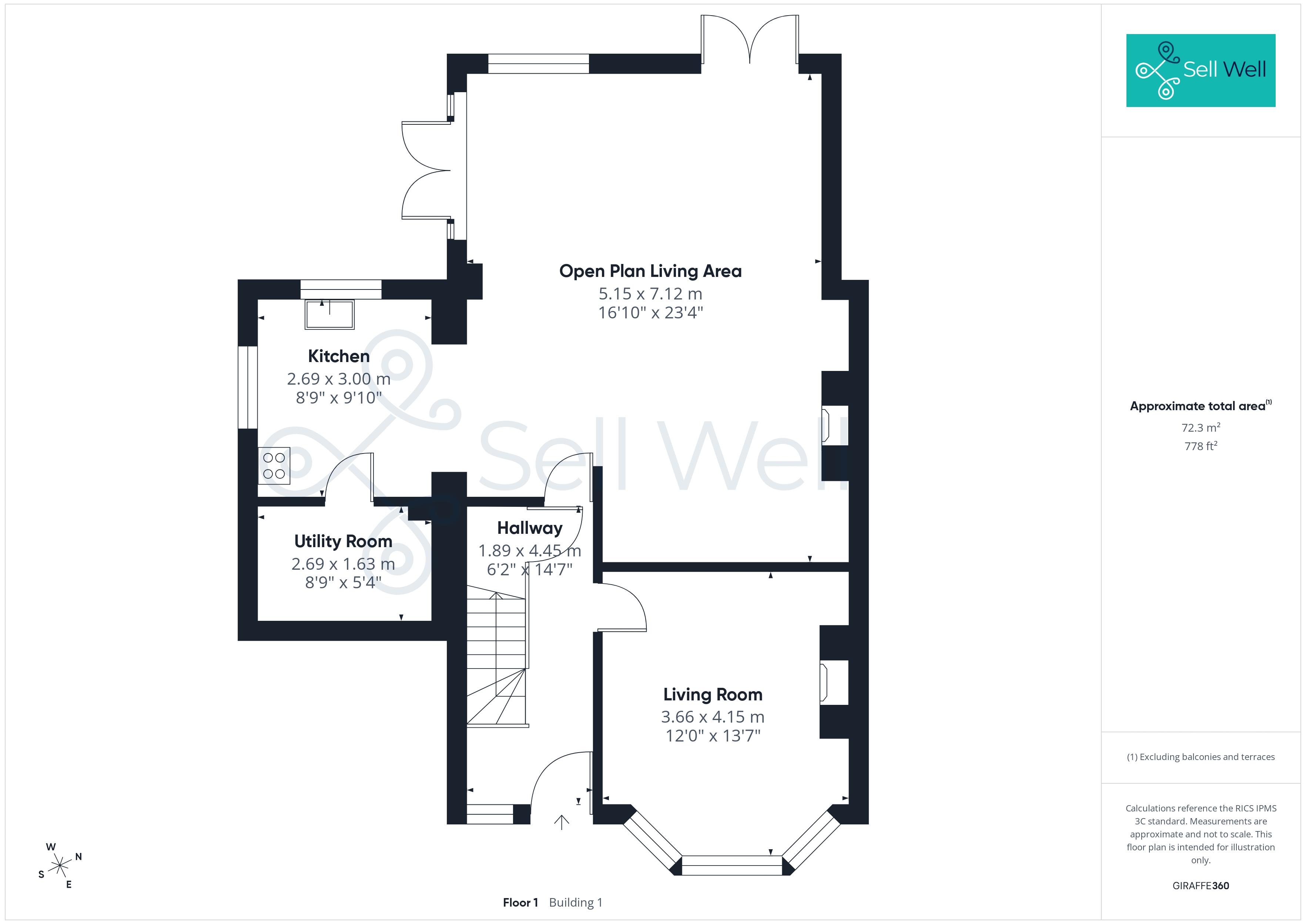 1, Westwood Drive, Manchester floorplan