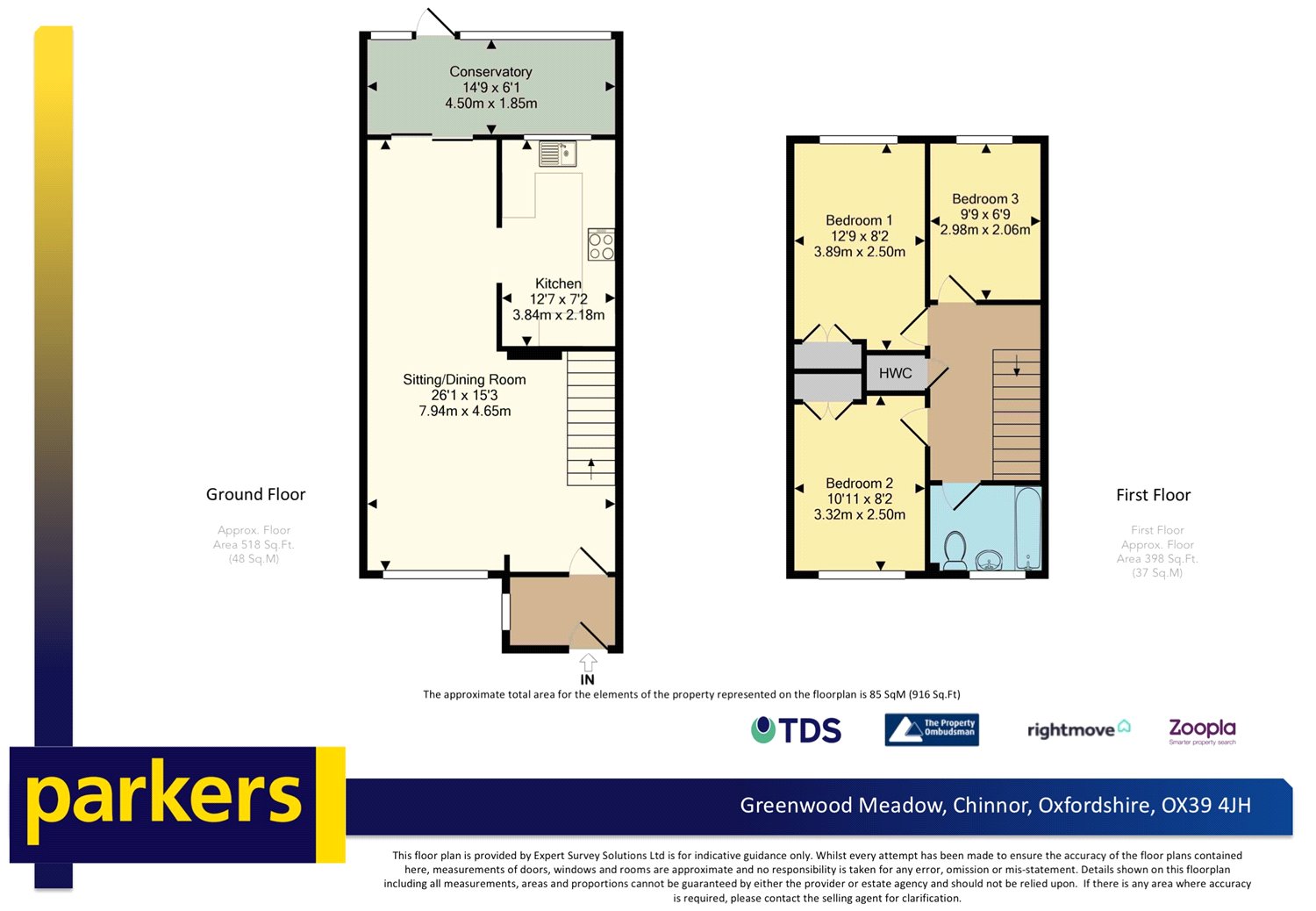 3 Bedrooms Terraced house for sale in Greenwood Meadow, Chinnor OX39