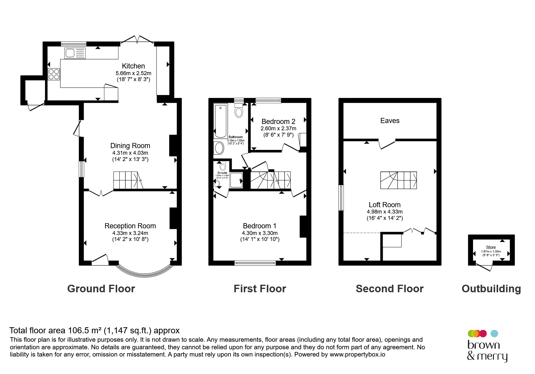 63, Waterside, Chesham floorplan