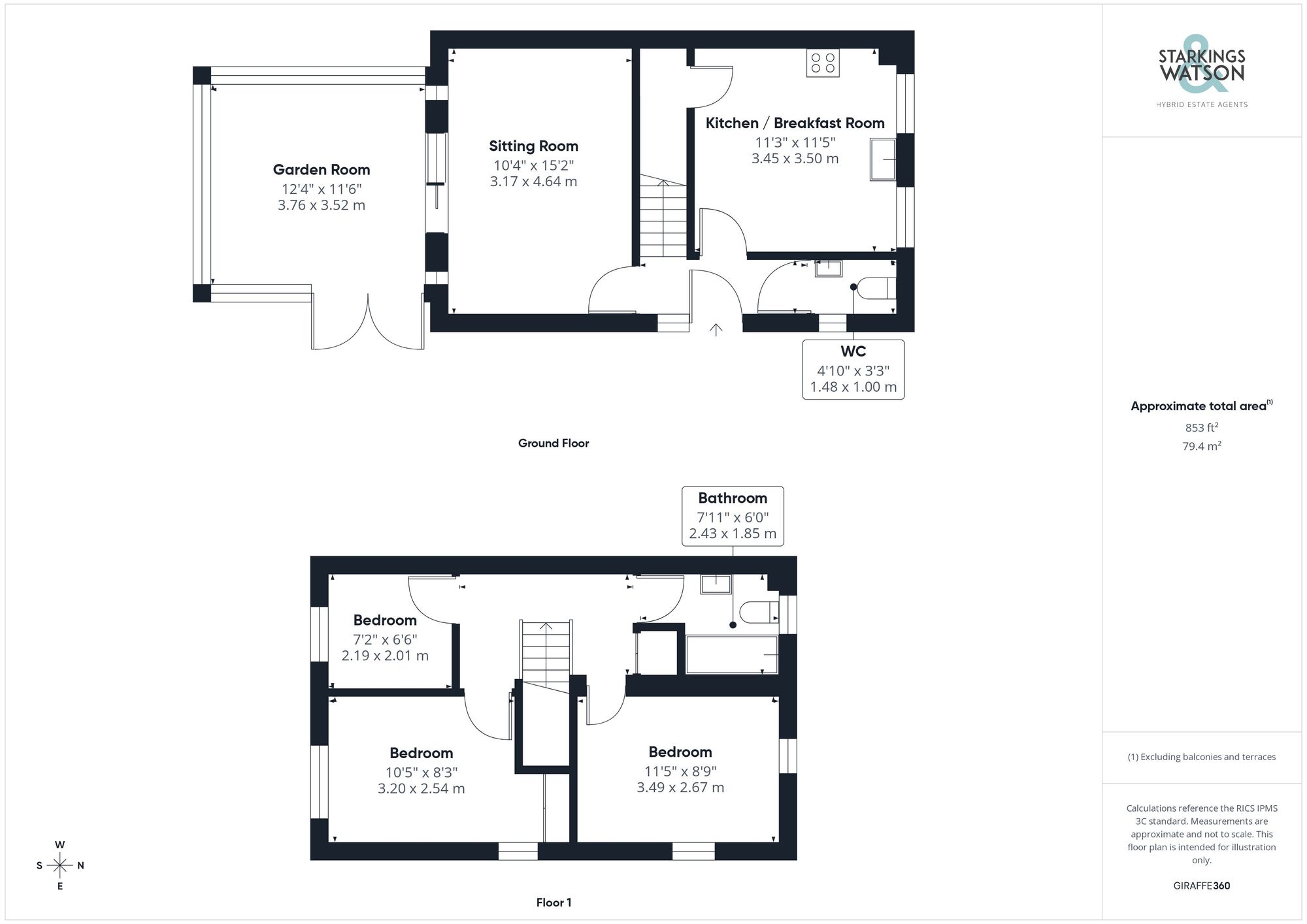 15 Buxton Close, Norwich floorplan