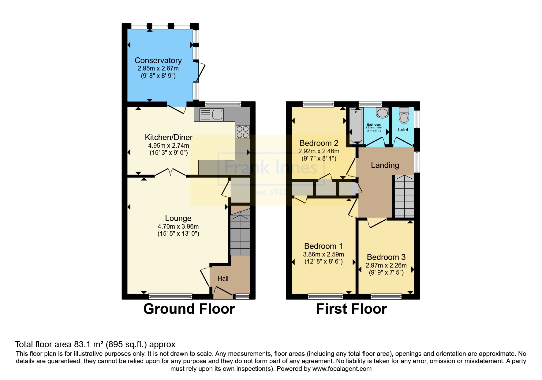 10, Meadow Close, Derby floorplan