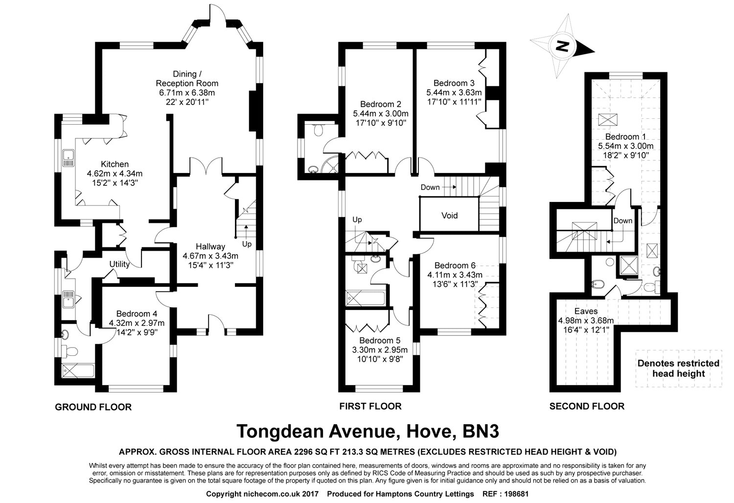 5 Bedrooms Detached house for sale in Tongdean Avenue, Hove, East Sussex BN3