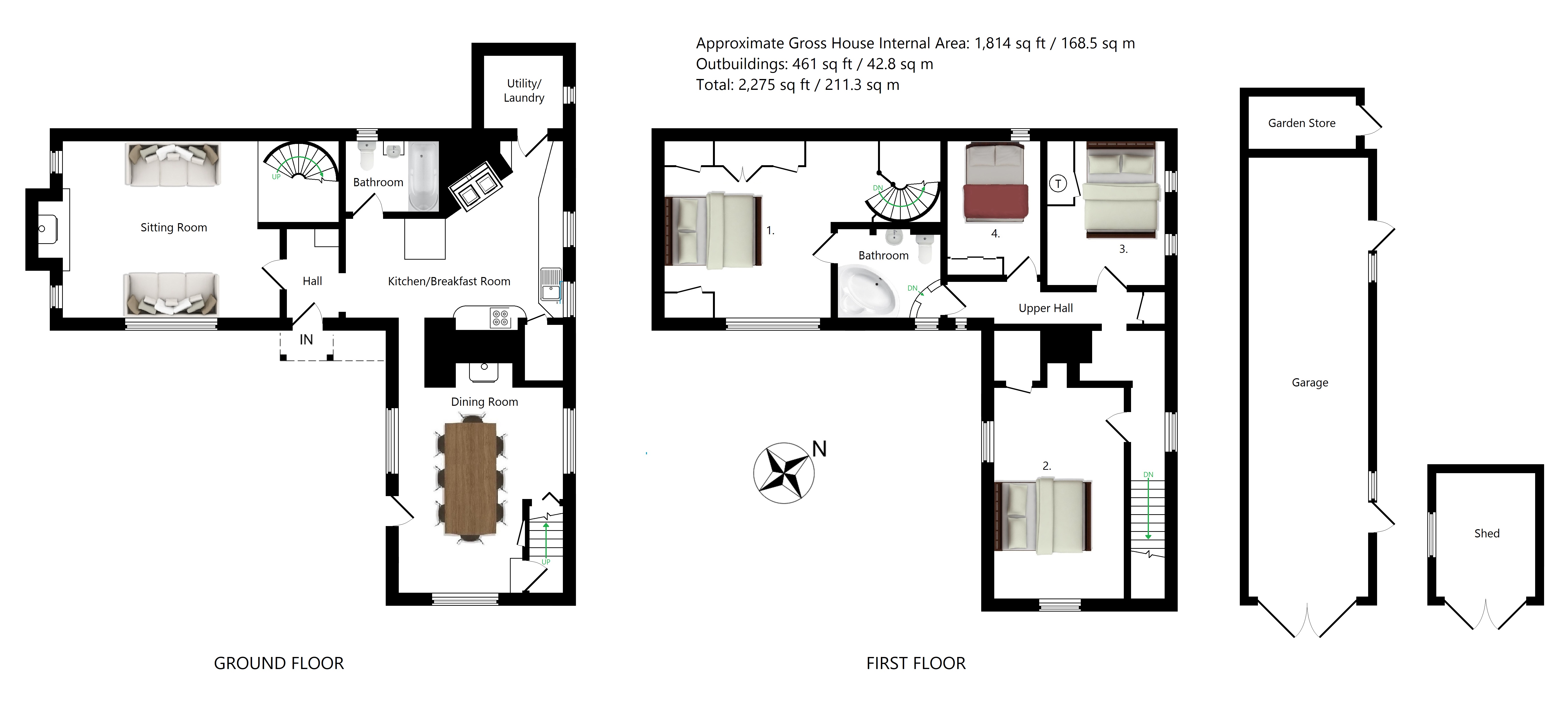 West Cottage, Lambden Road, Pluckley floorplan