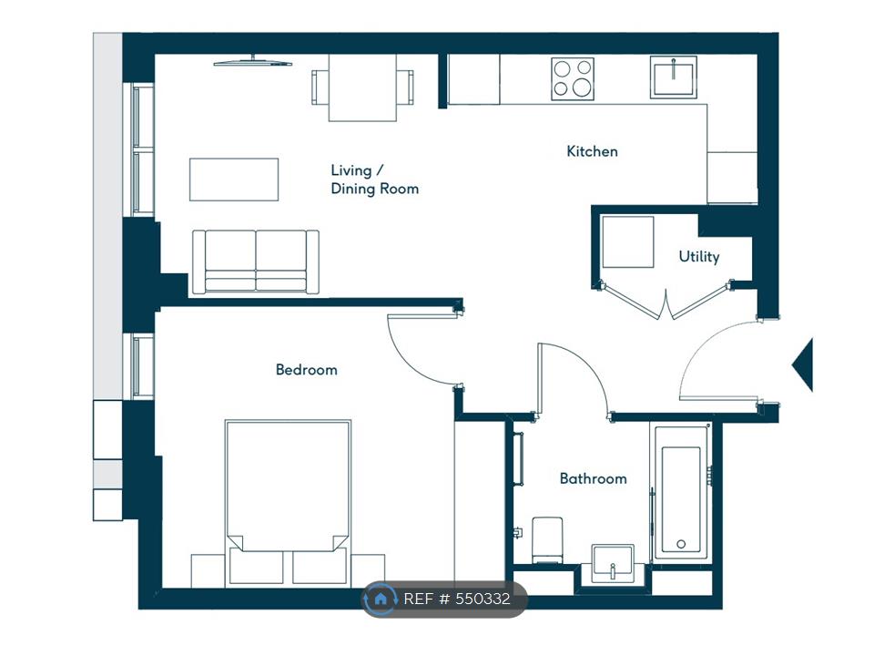 1 Bedrooms Flat to rent in Kings Road, Reading RG1