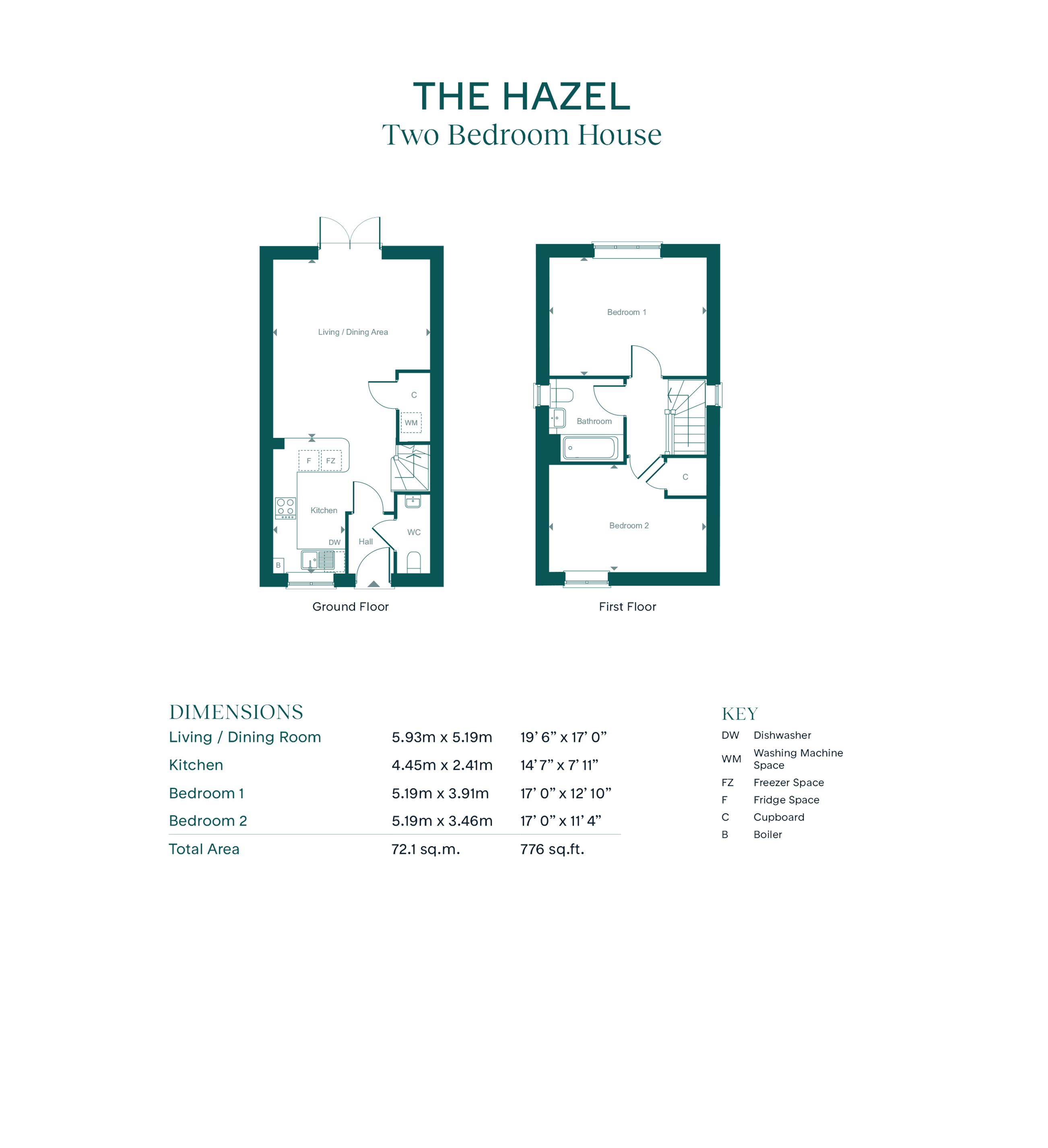 19 orchard gardens - hazel, Leaf Living at Lower Herne Village, Kent, CT6, Kent floorplan