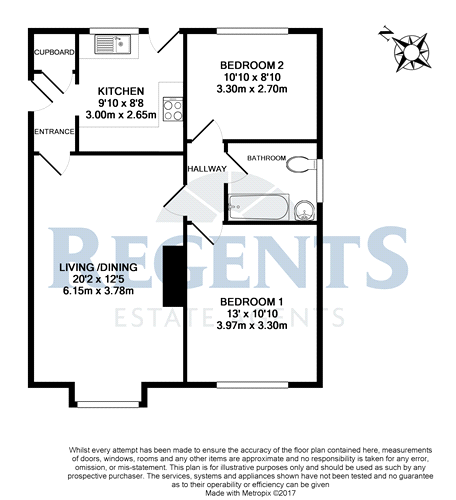 2 Bedrooms Flat to rent in Wendover Road, Staines Upon Thames, Middlesex TW18