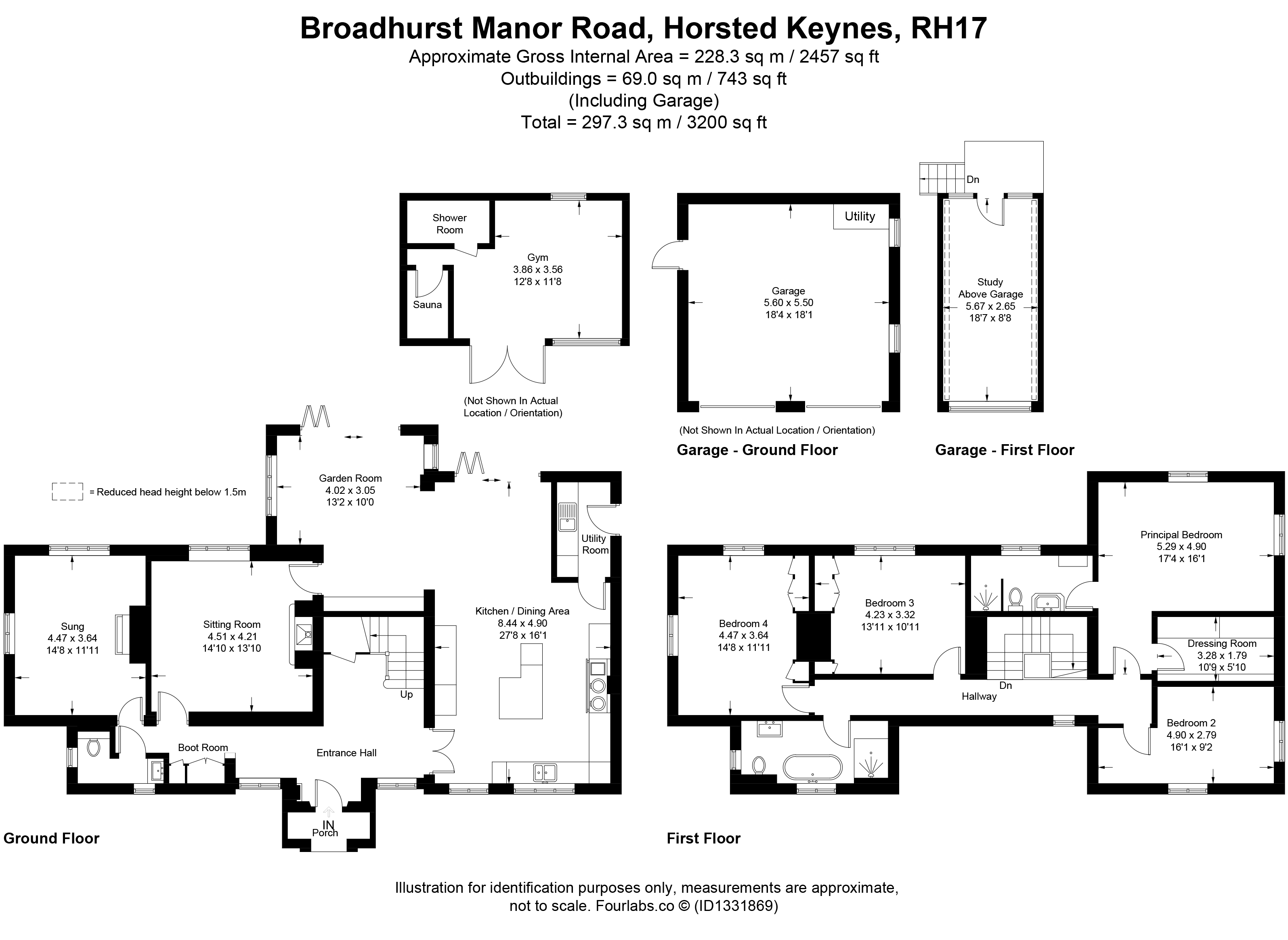 Broadhurst Manor Road, Haywards Heath floorplan