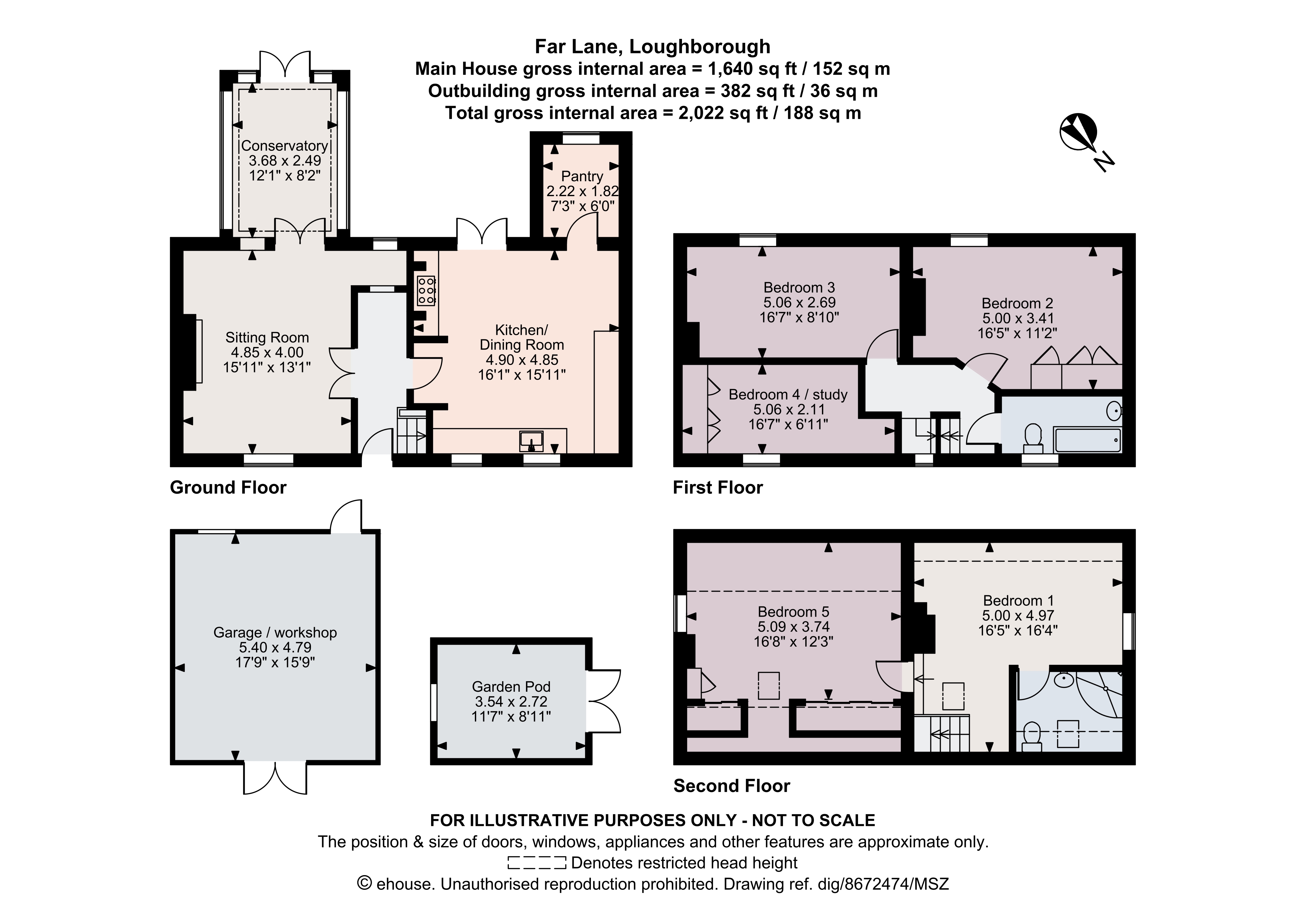 Holly Cottage, 6, Far Lane, Loughborough floorplan