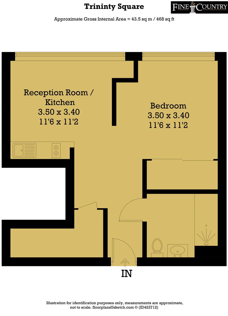 1 Bedrooms Flat for sale in Trinity Square, Staines Road, Hounslow TW3