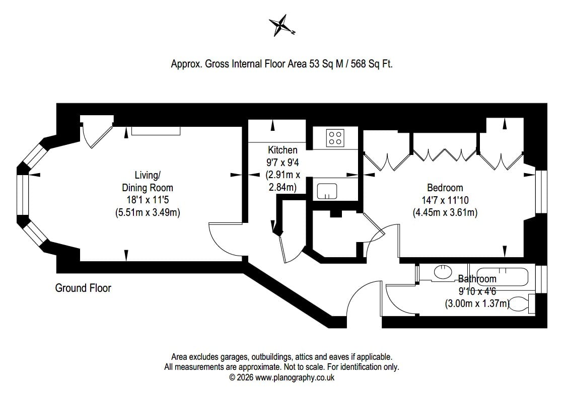 Comely Bank Grove, Edinburgh floorplan