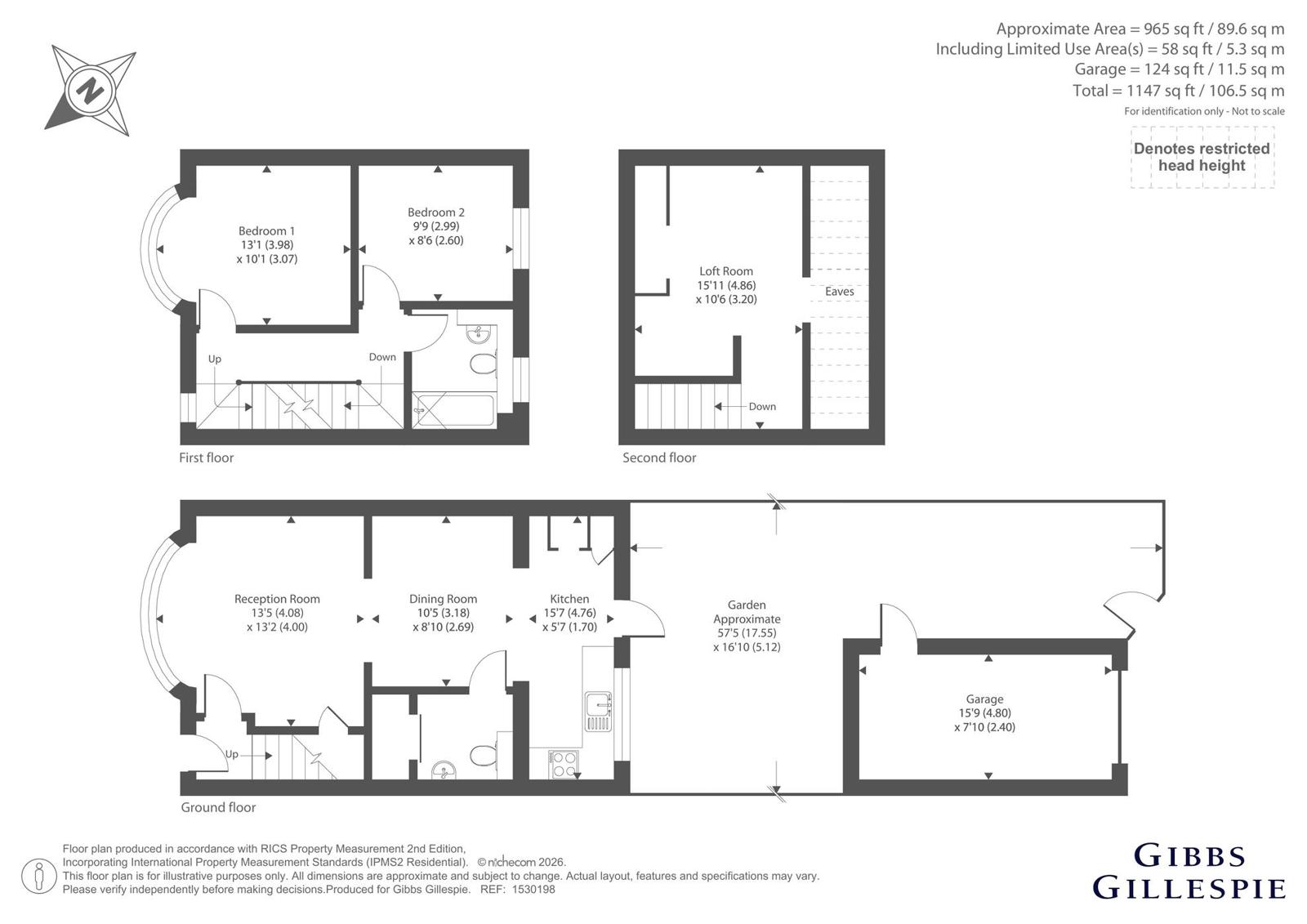 Hartland Drive, Middlesex floorplan