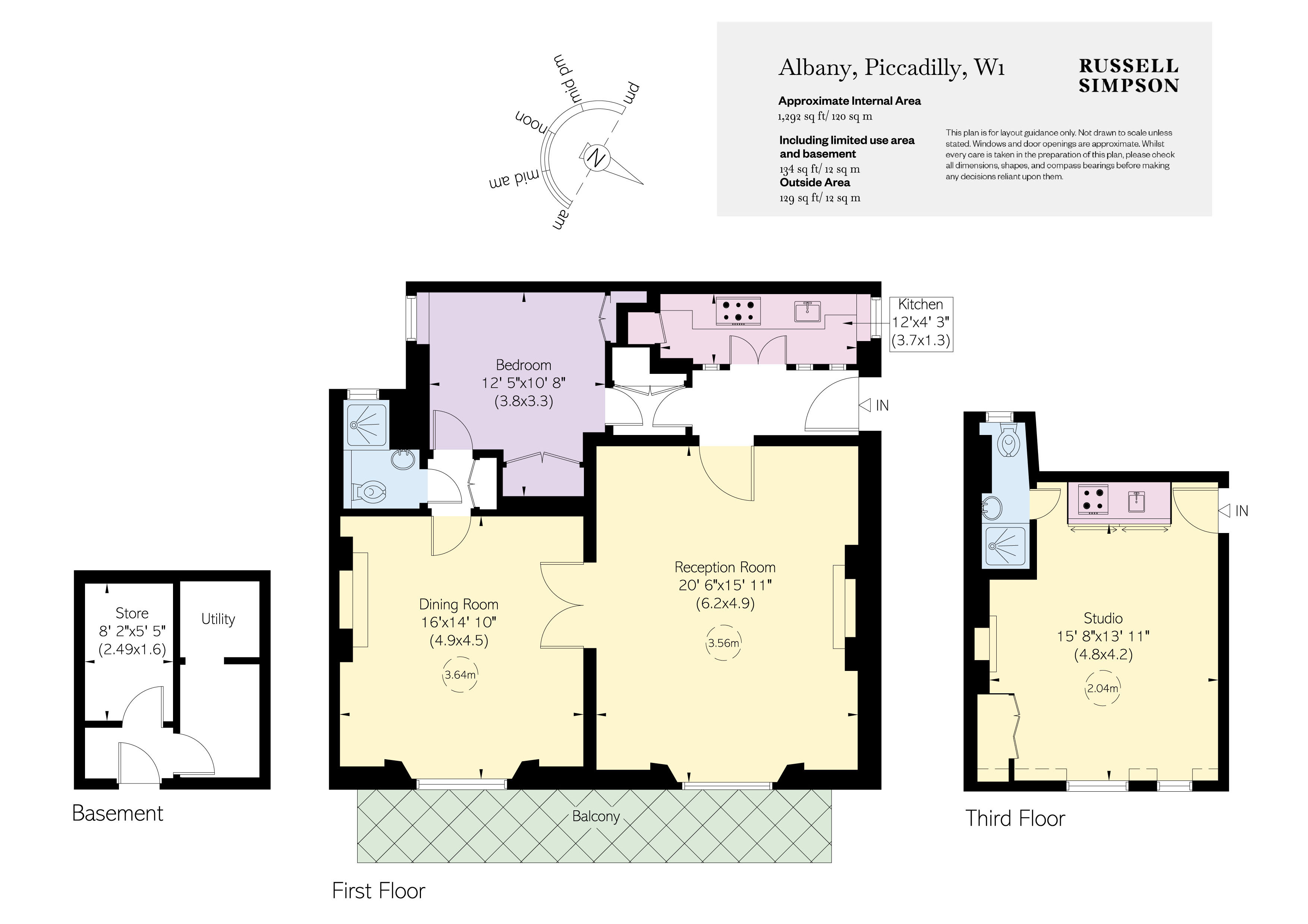 D3 (1st Floor),, Albany, London floorplan