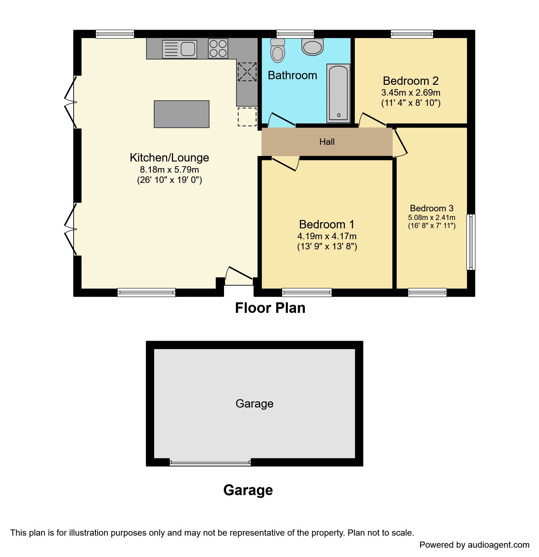 Lucaya, Front Street, Market Rasen floorplan
