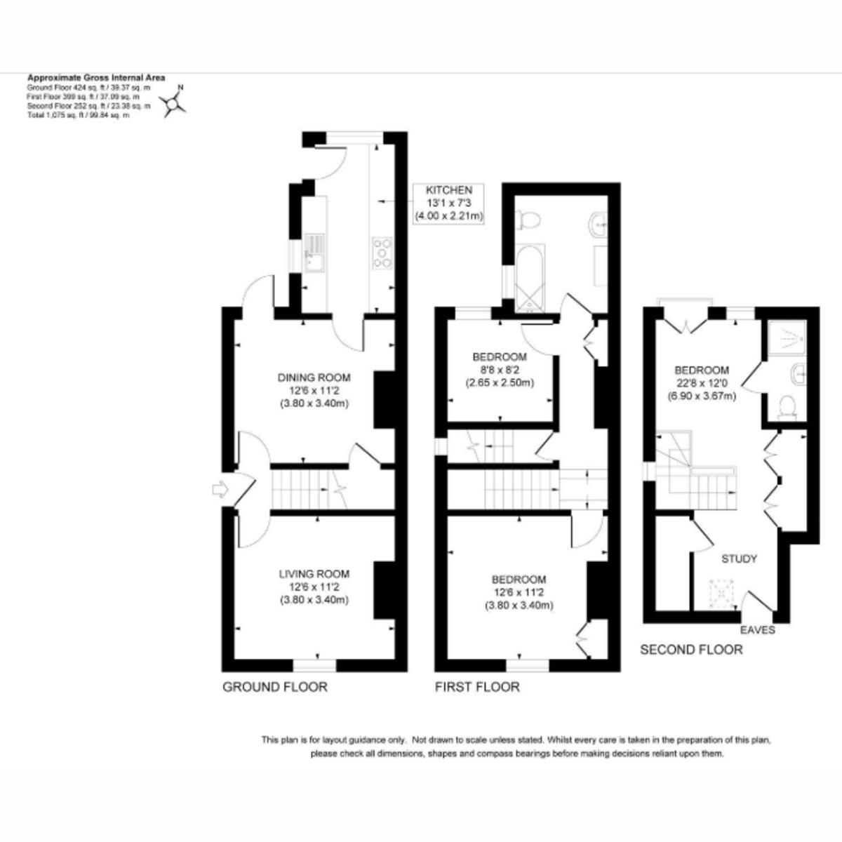 49, Queens Road, Woking floorplan