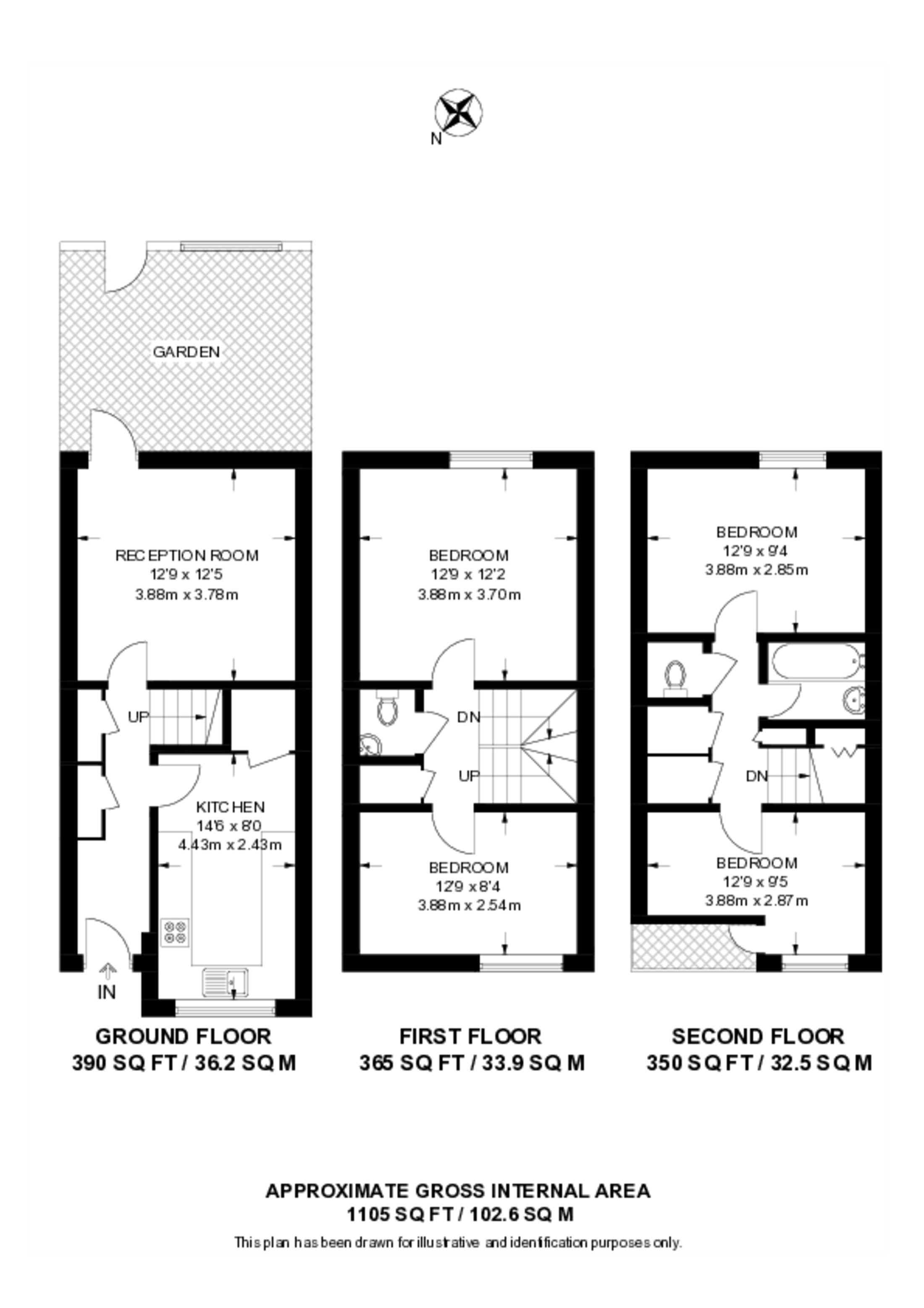 Haselrigge Road, Clapham floorplan