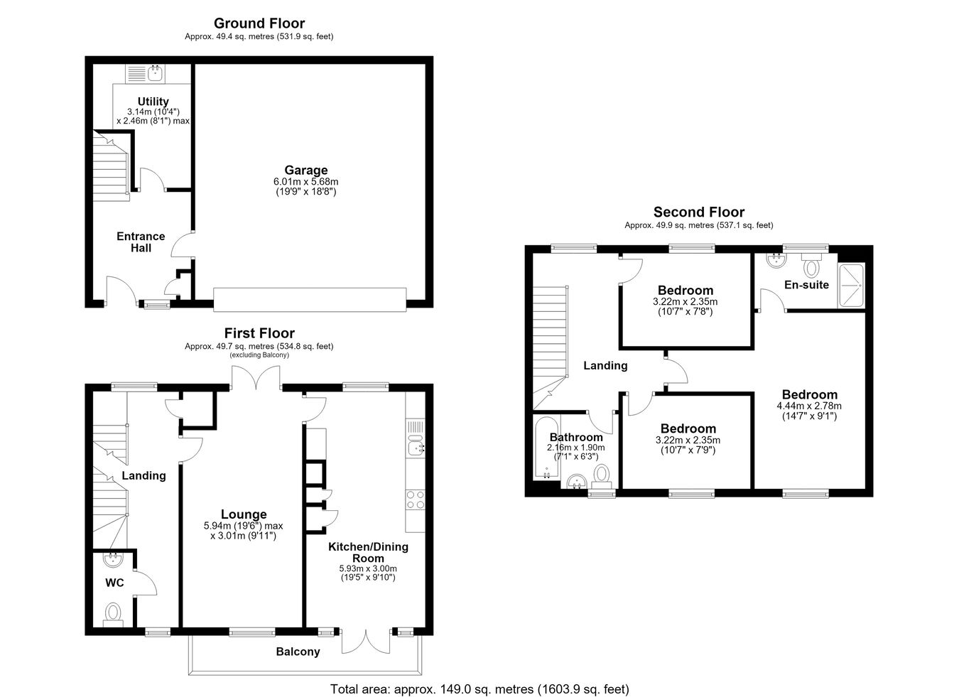 24, Neptune Drive, Folkestone floorplan