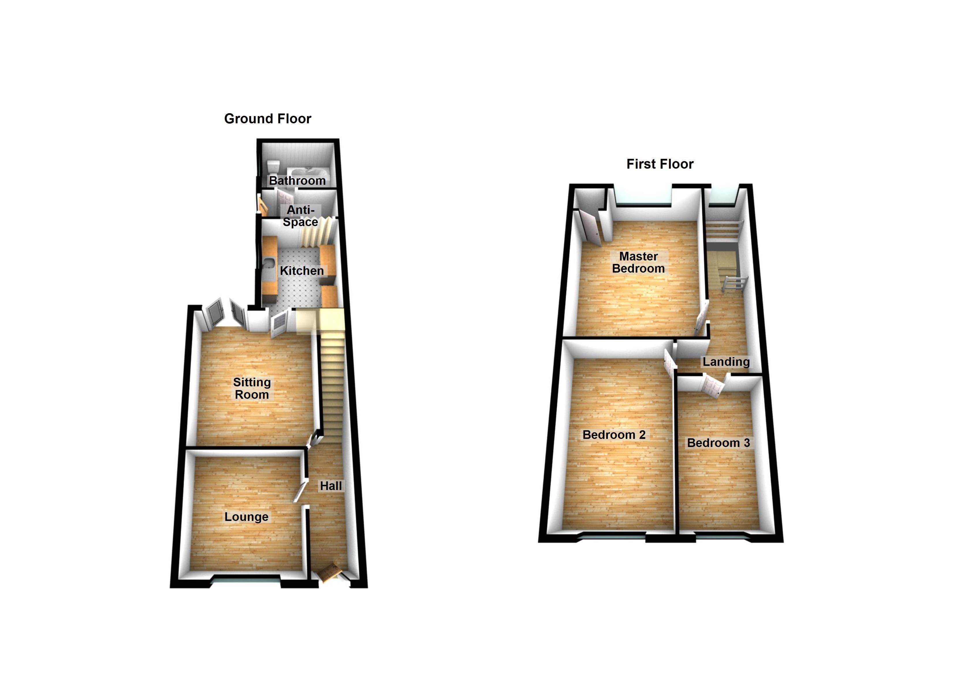 3 Bedrooms Terraced house for sale in Rupert Road, Liverpool, Merseyside L36