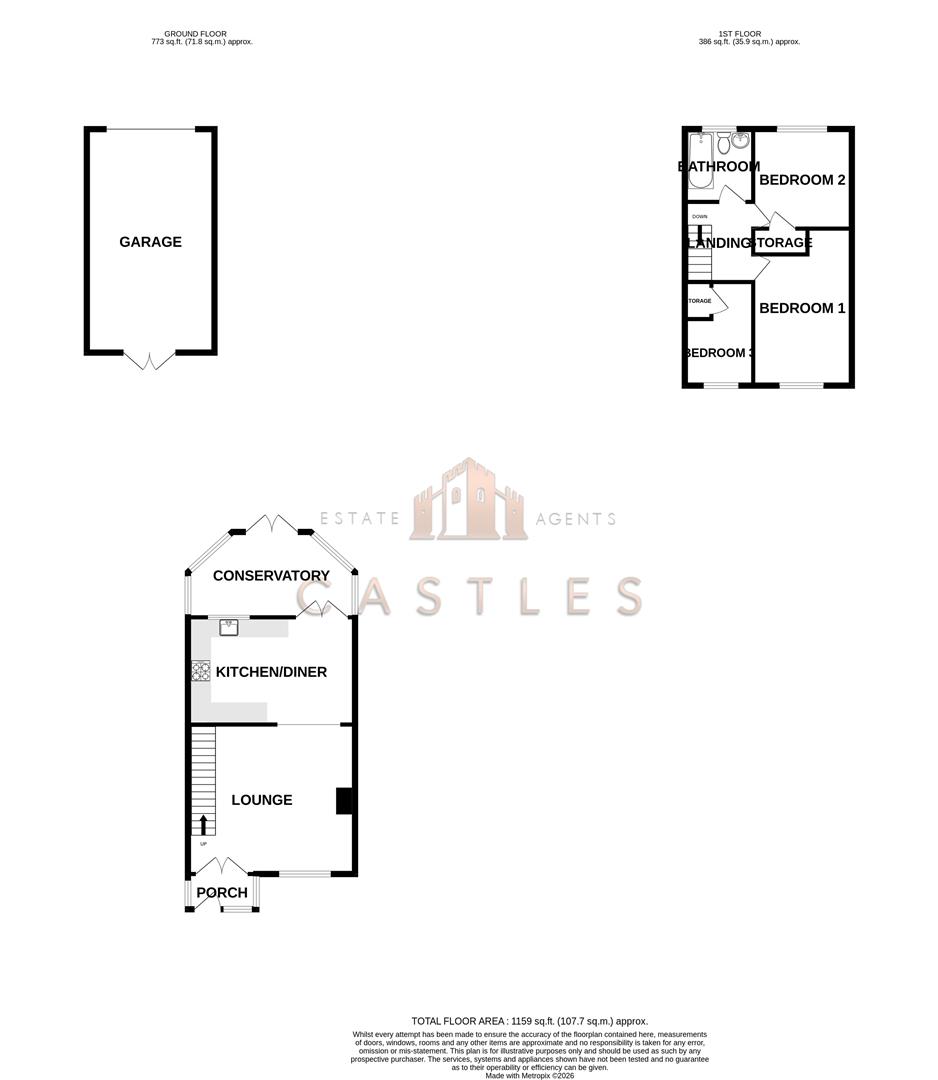 88, Dore Avenue, Fareham floorplan