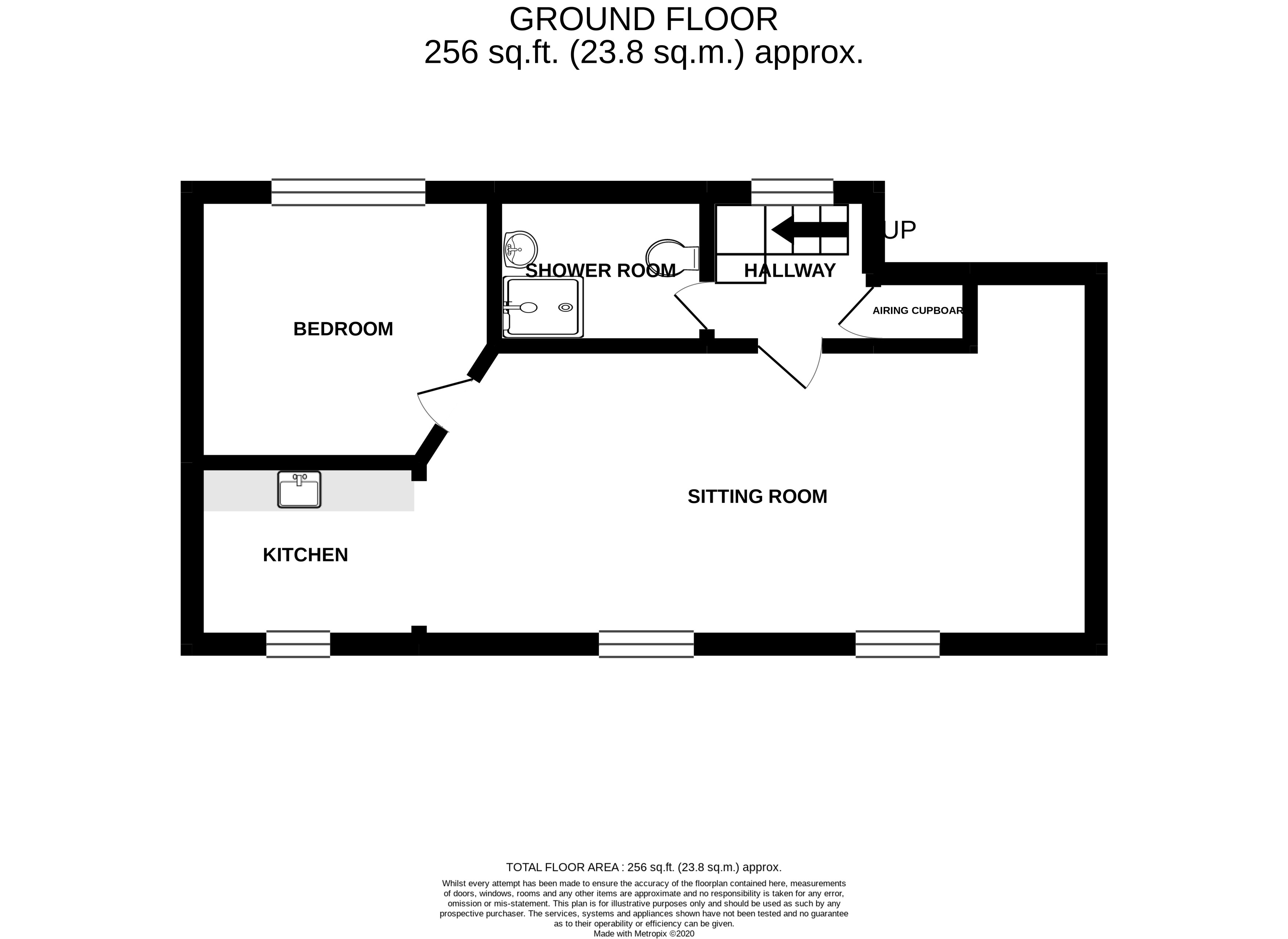 Flat 3, 10, Holloway Street, Somerset floorplan