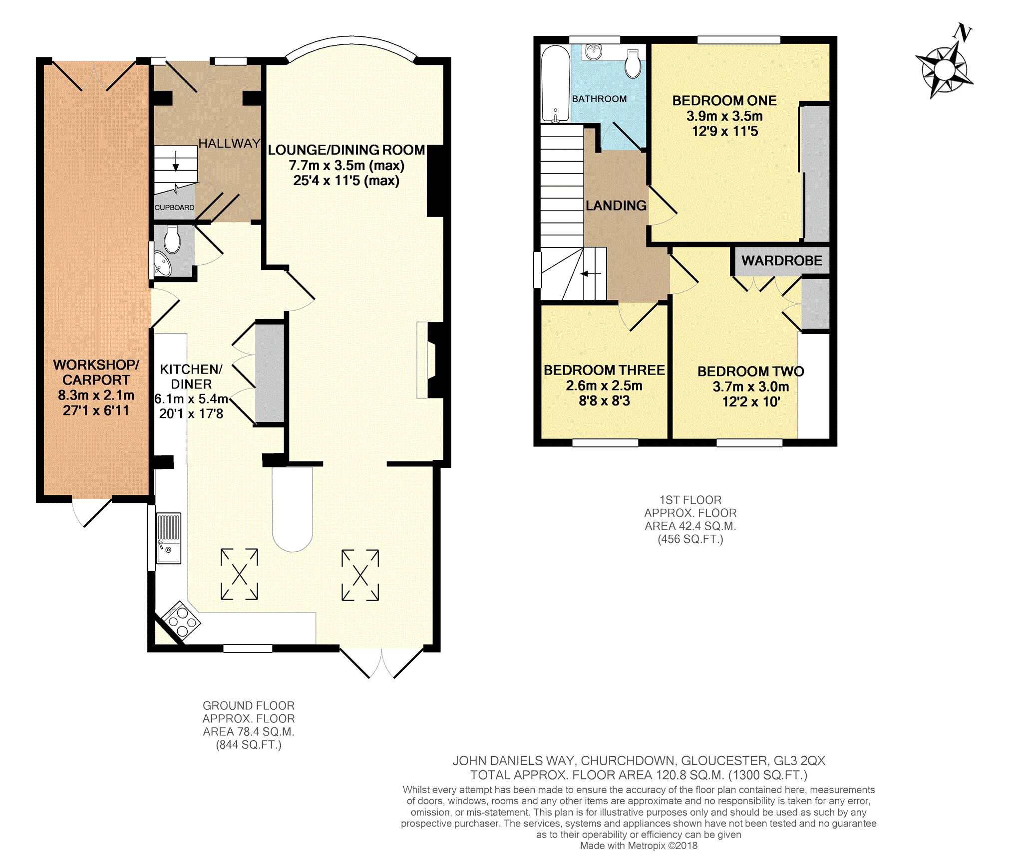 3 Bedrooms Semi-detached house for sale in John Daniels Way, Churchdown, Gloucester GL3