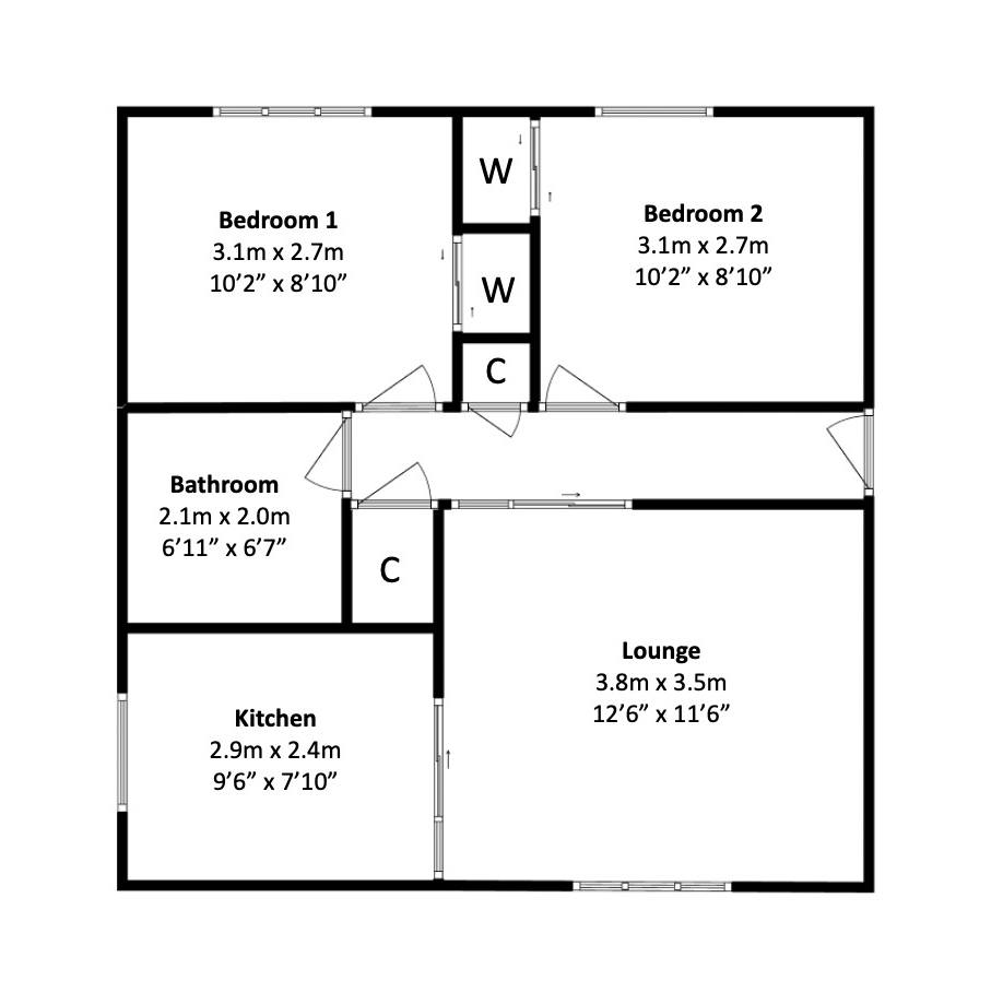 33 Cross Orchard Way, Bellshill floorplan