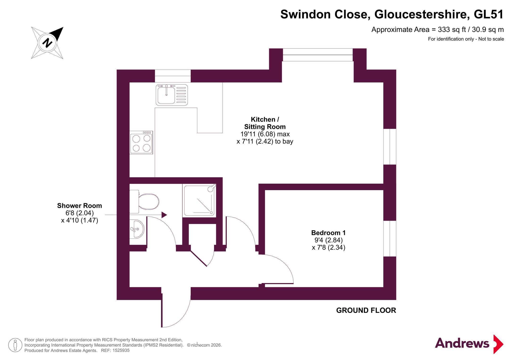 38, Swindon Close, Gloucestershire floorplan
