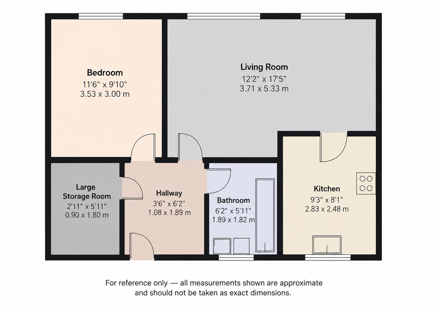85, Vernon Walk, Northampton floorplan