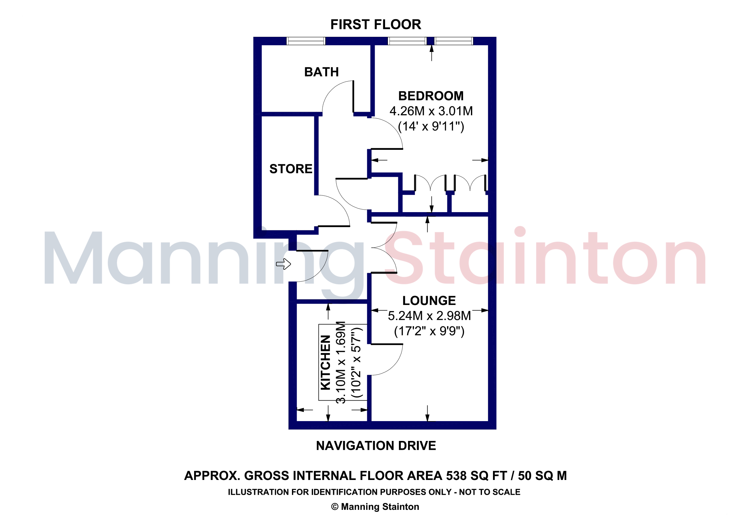 12B, Navigation Drive, West Yorkshire floorplan