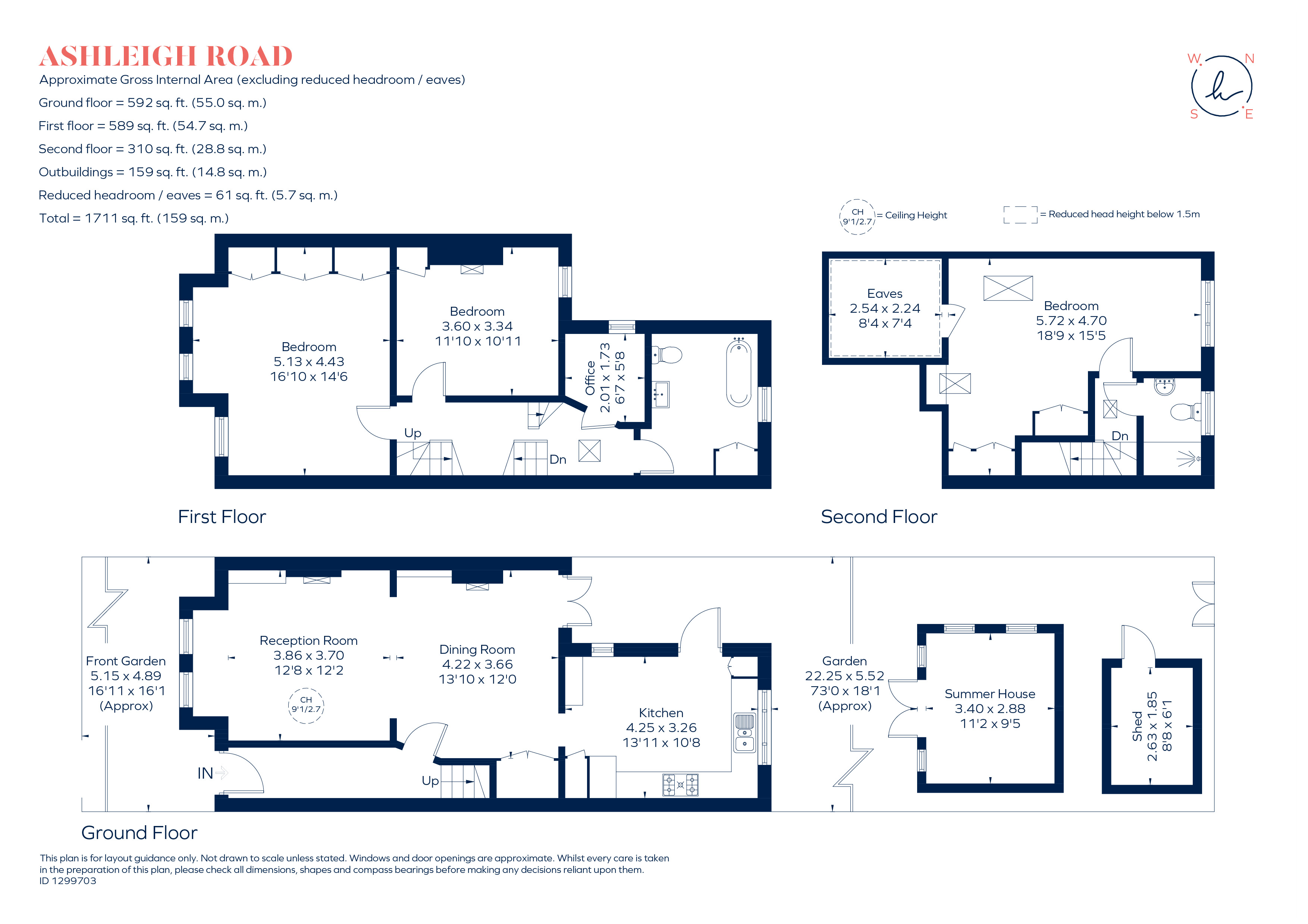 93, Ashleigh Road, London floorplan